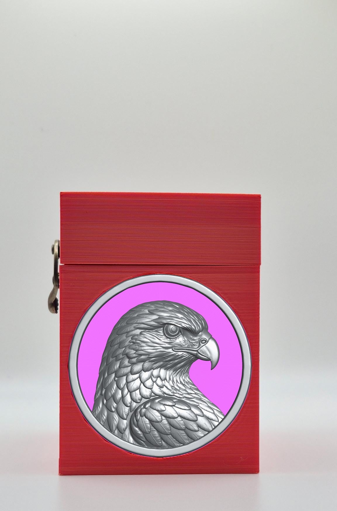Eagle Card Box — Red