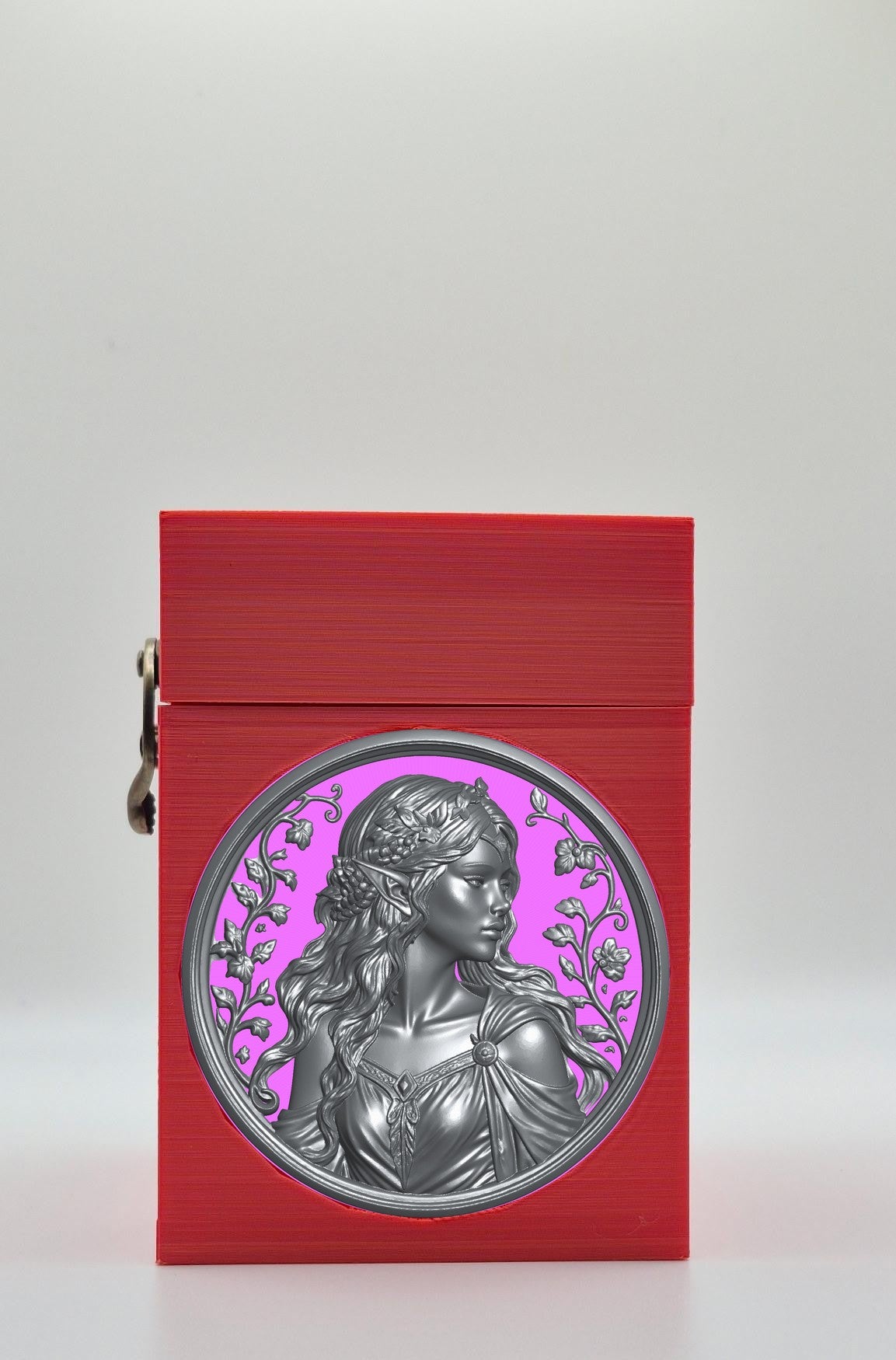 Elf Maiden Card Box — Red