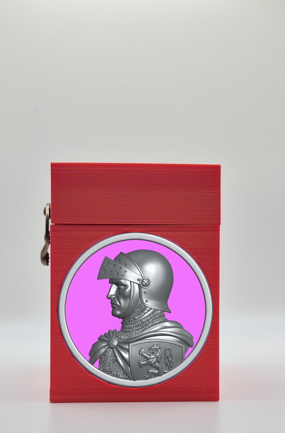 Knight Card Box — Red