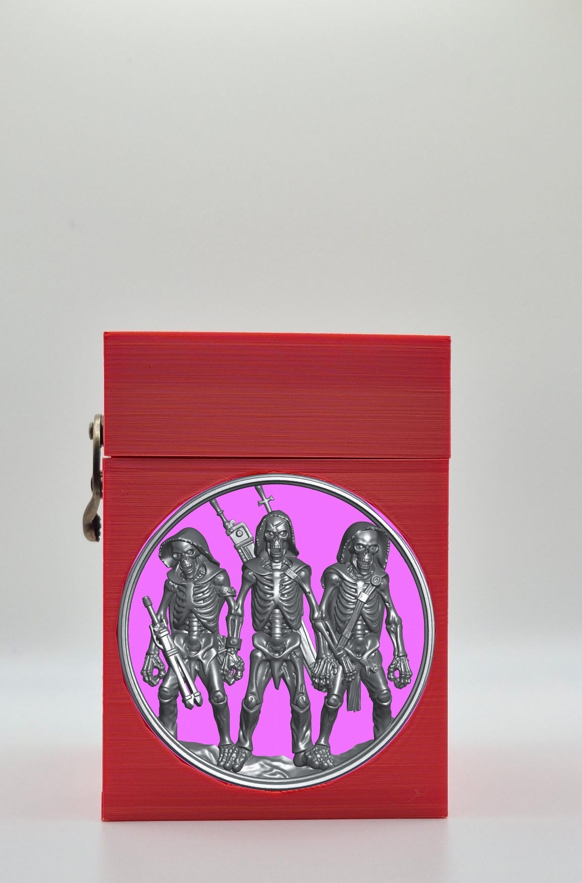 Skeleton Army Card Box — Red