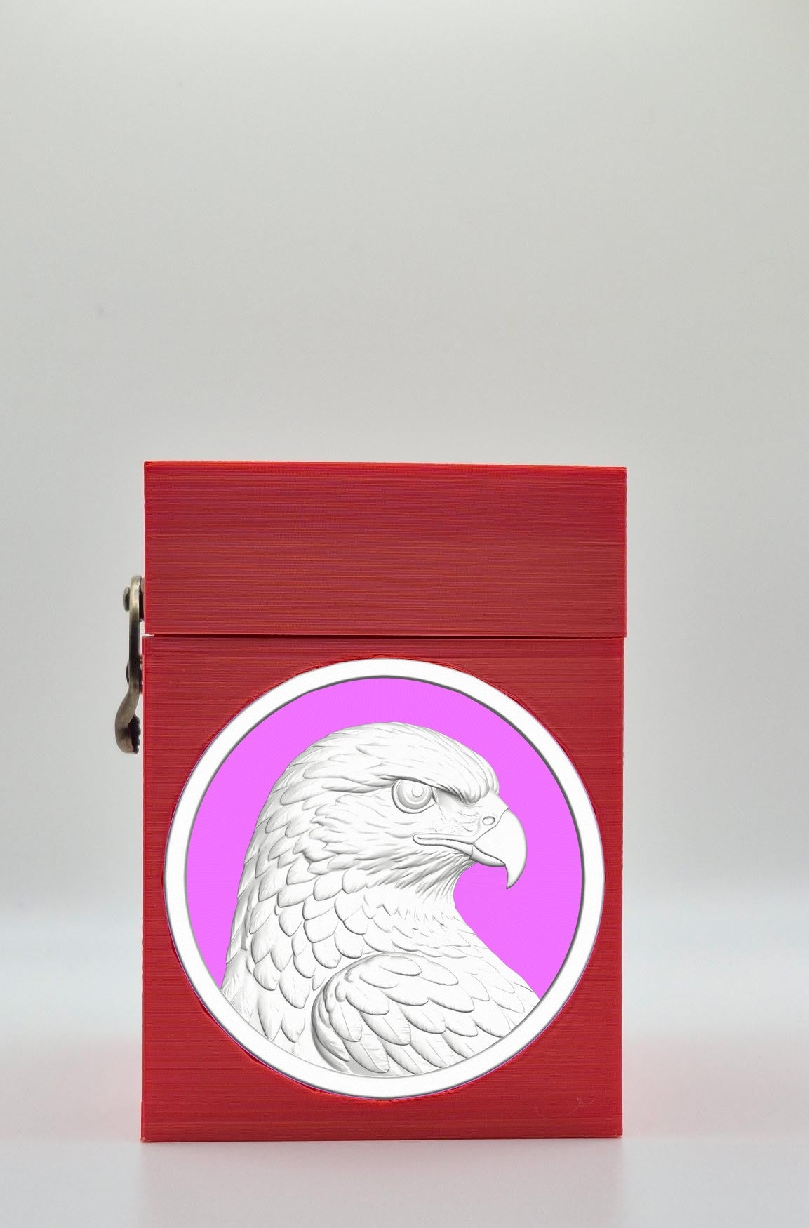 Eagle Card Box — Red