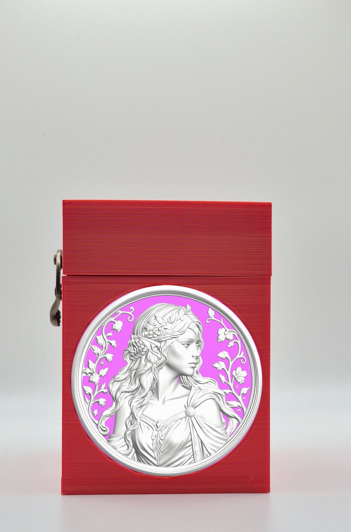 Elf Maiden Card Box — Red