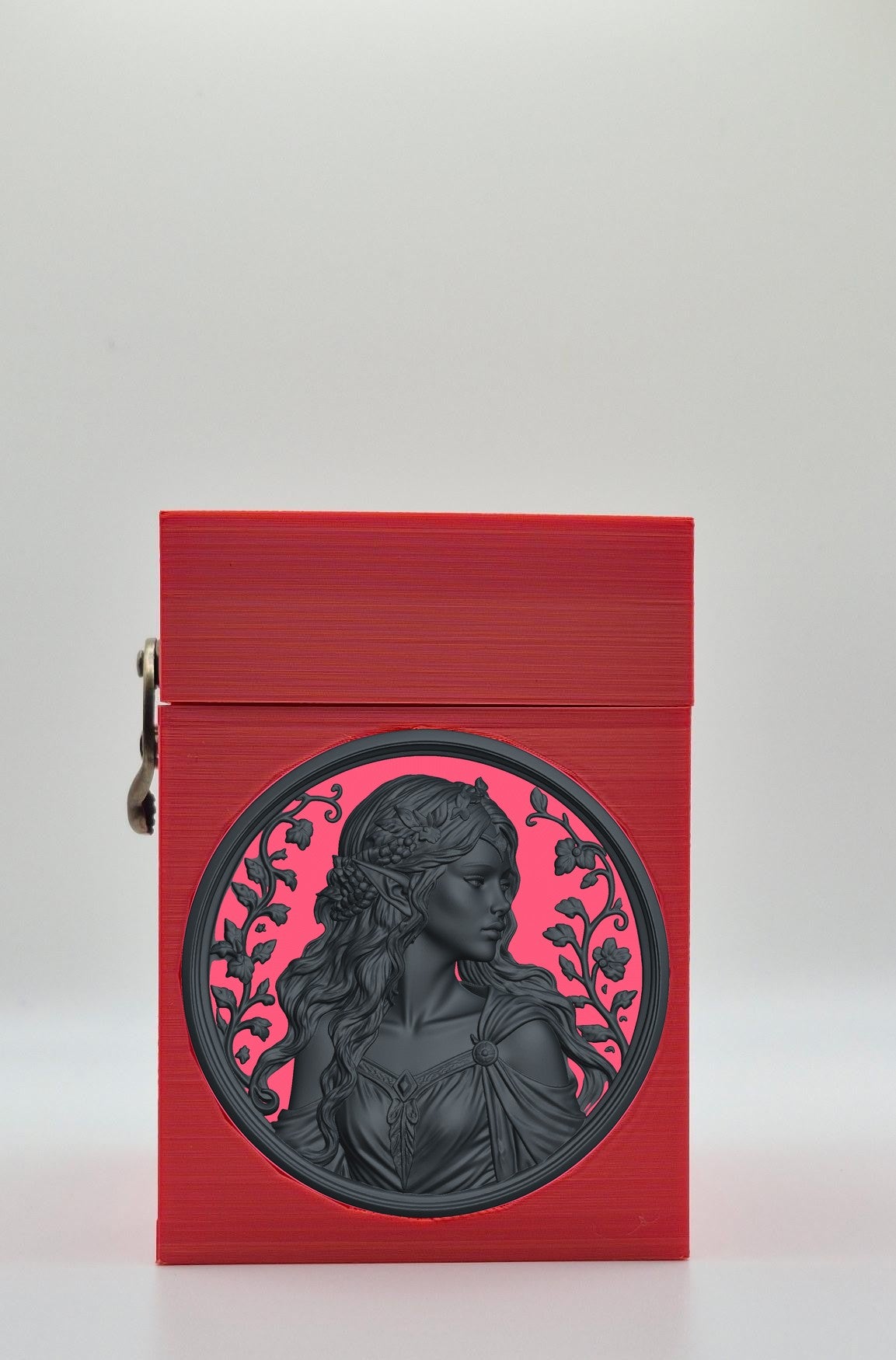 Elf Maiden Card Box — Red