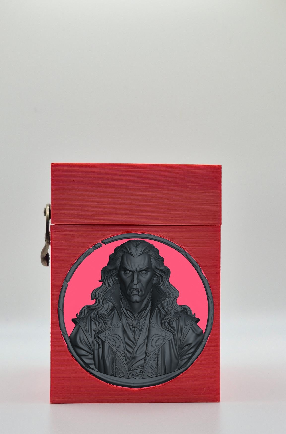 Gothic Vampire Card Box — Red