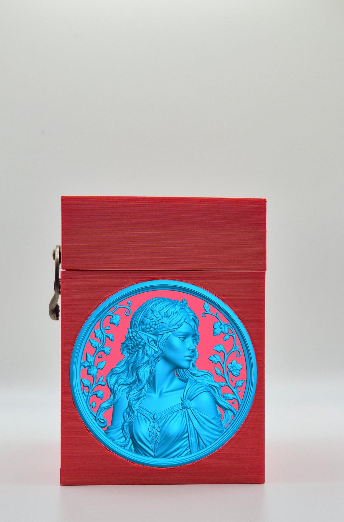 Elf Maiden Card Box — Red