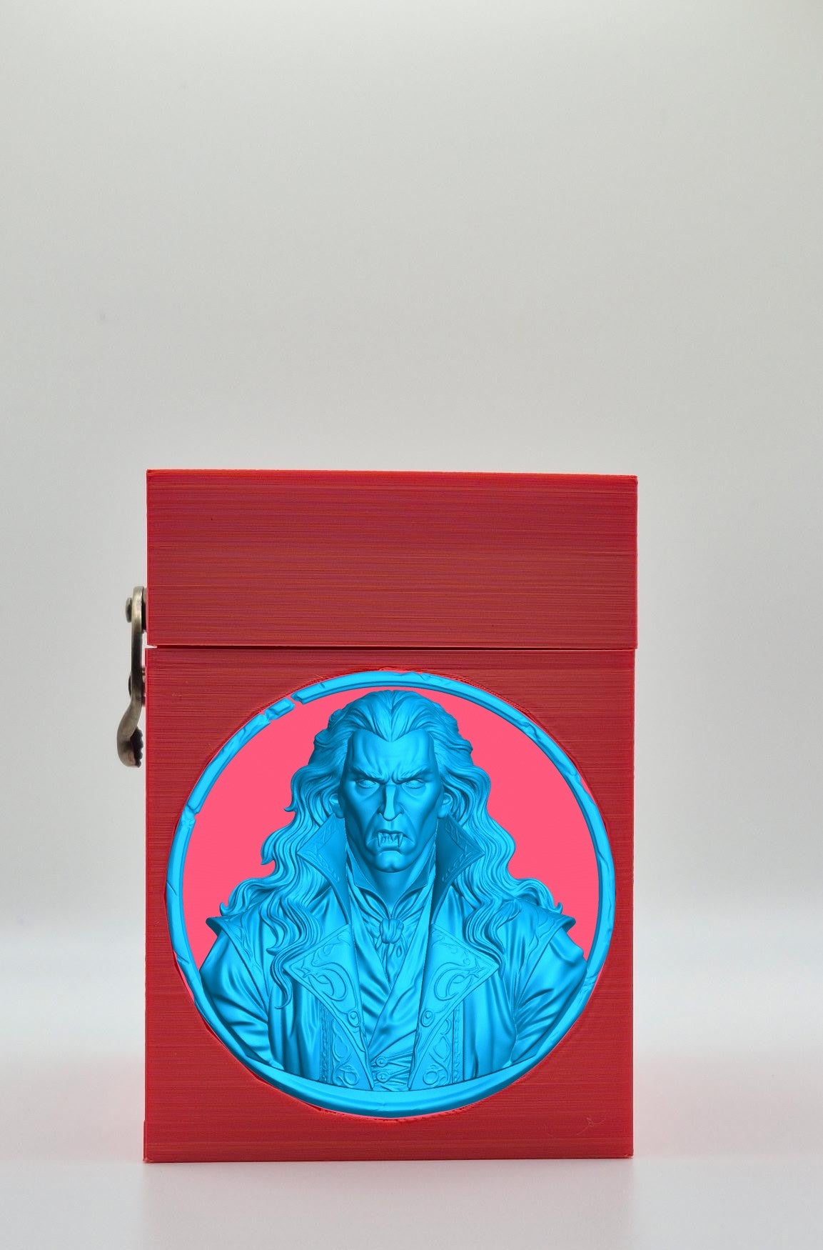 Gothic Vampire Card Box — Red