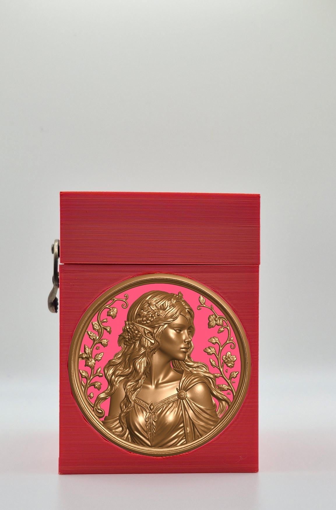 Elf Maiden Card Box — Red