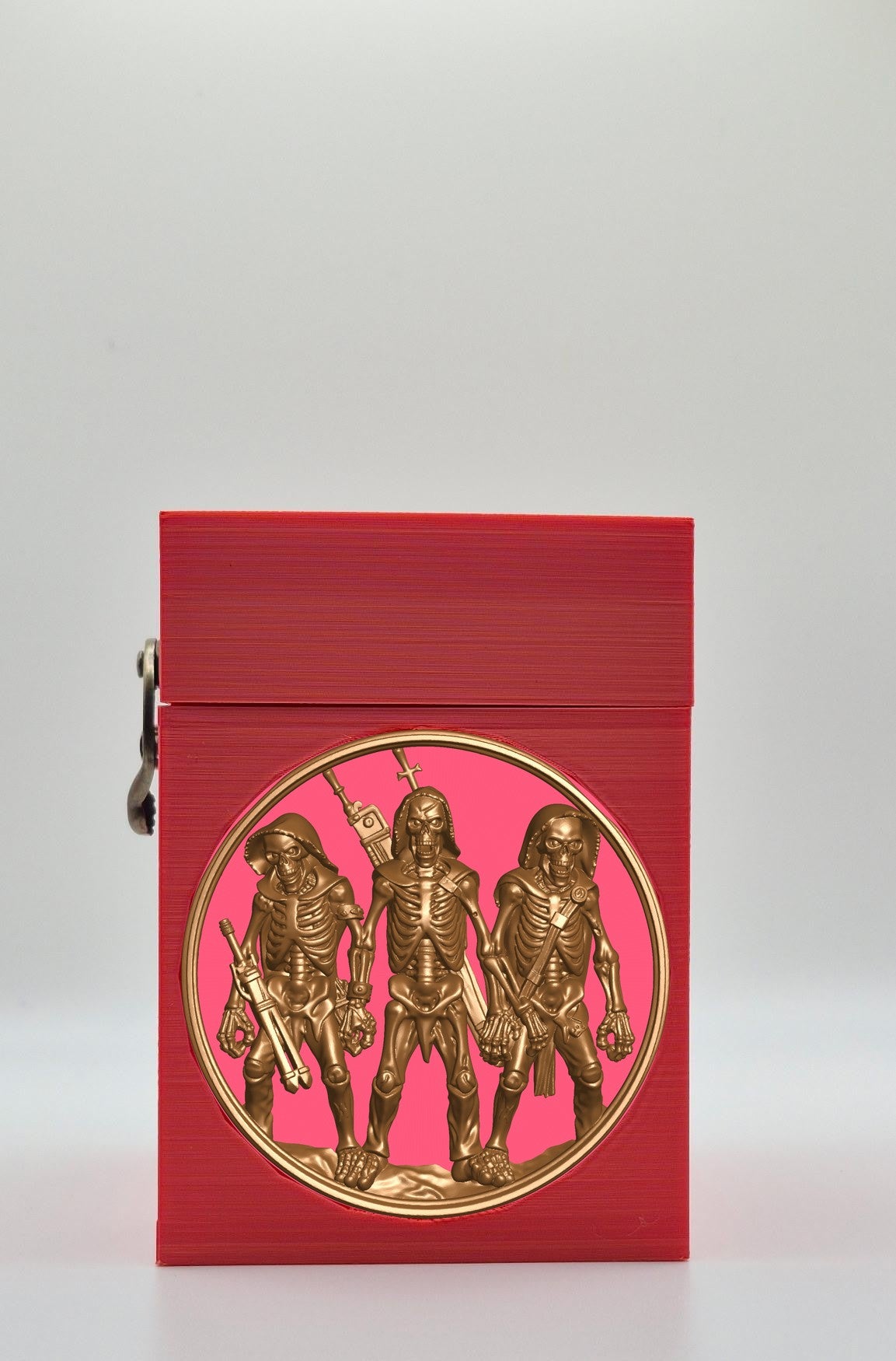 Skeleton Army Card Box — Red