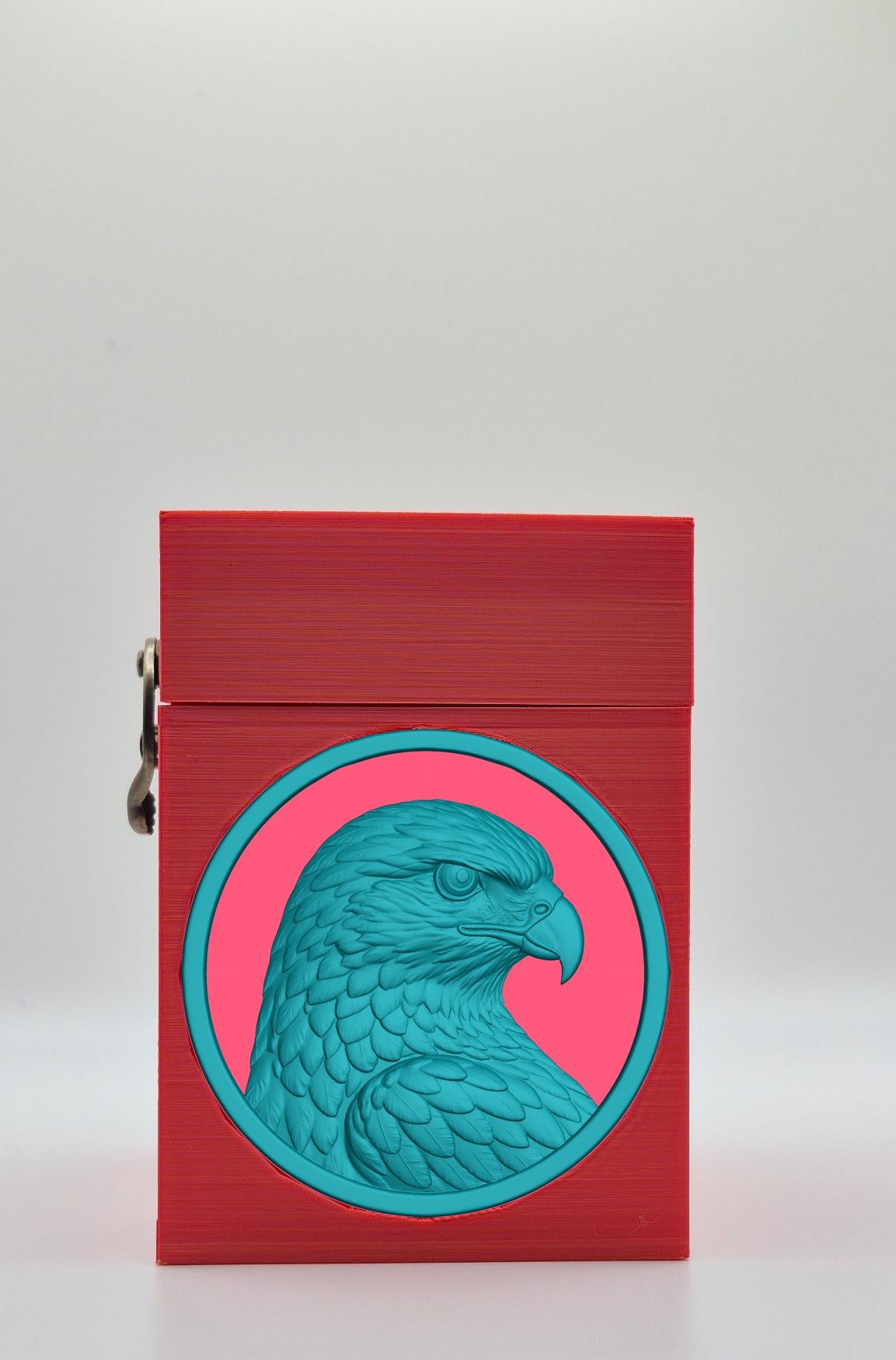 Eagle Card Box — Red