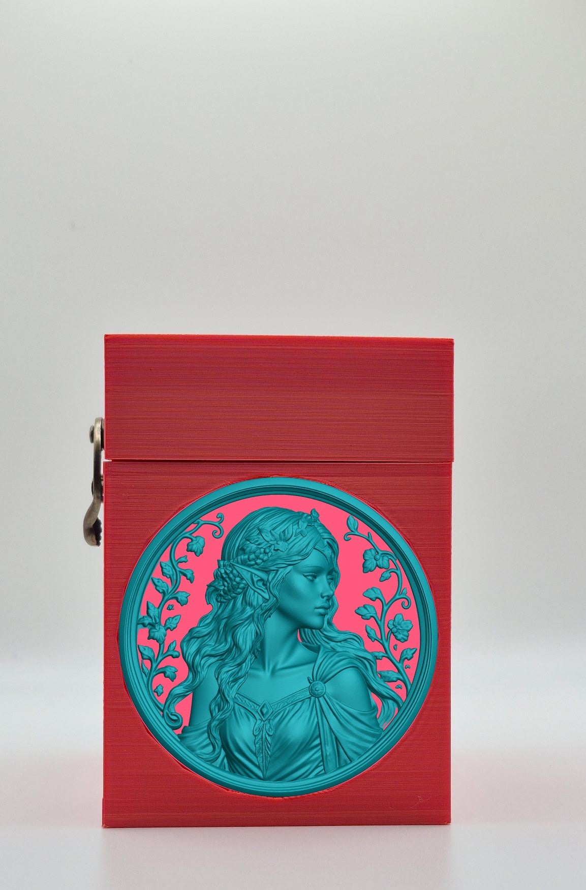Elf Maiden Card Box — Red