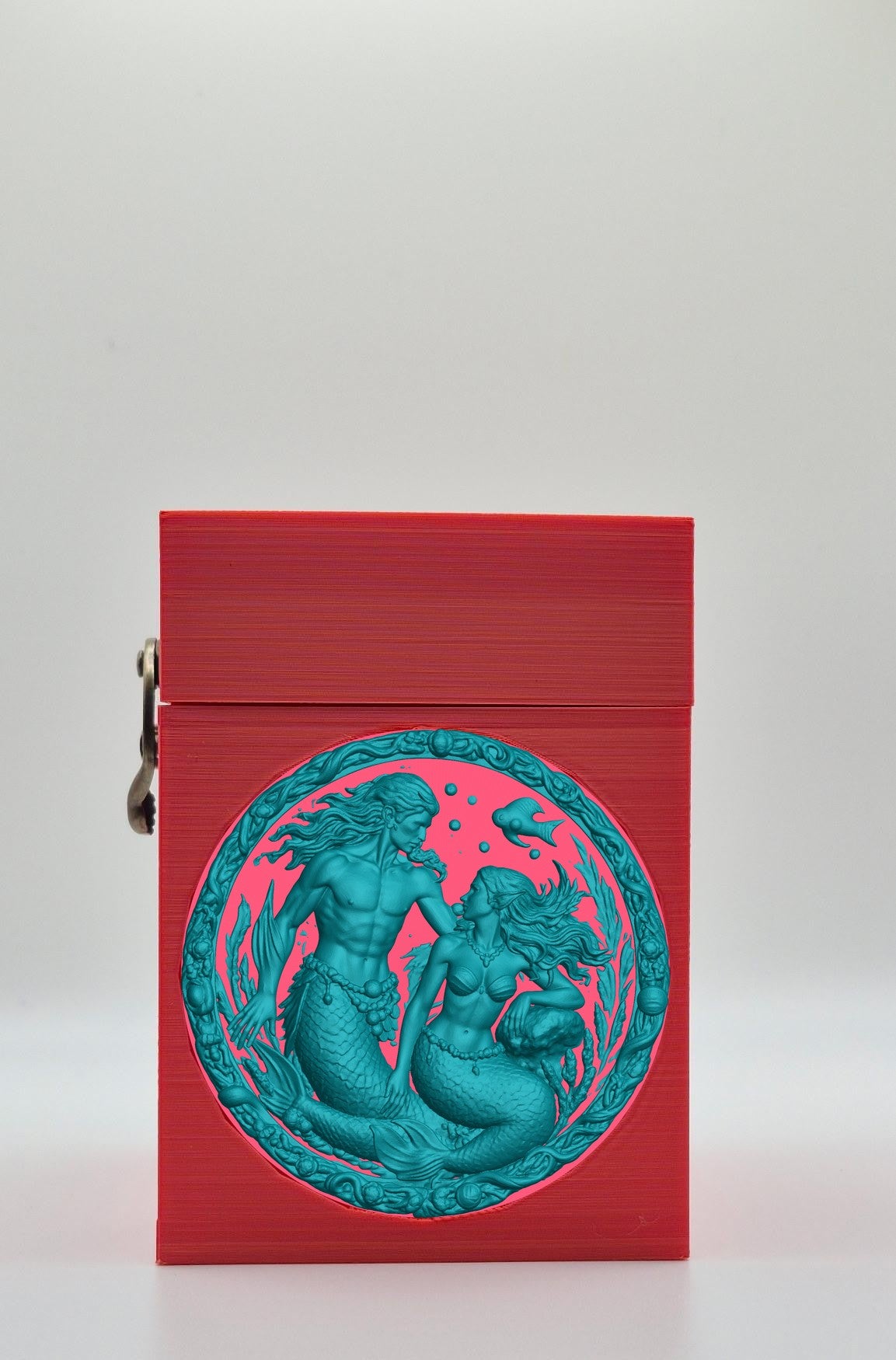Merfolk Card Box — Red