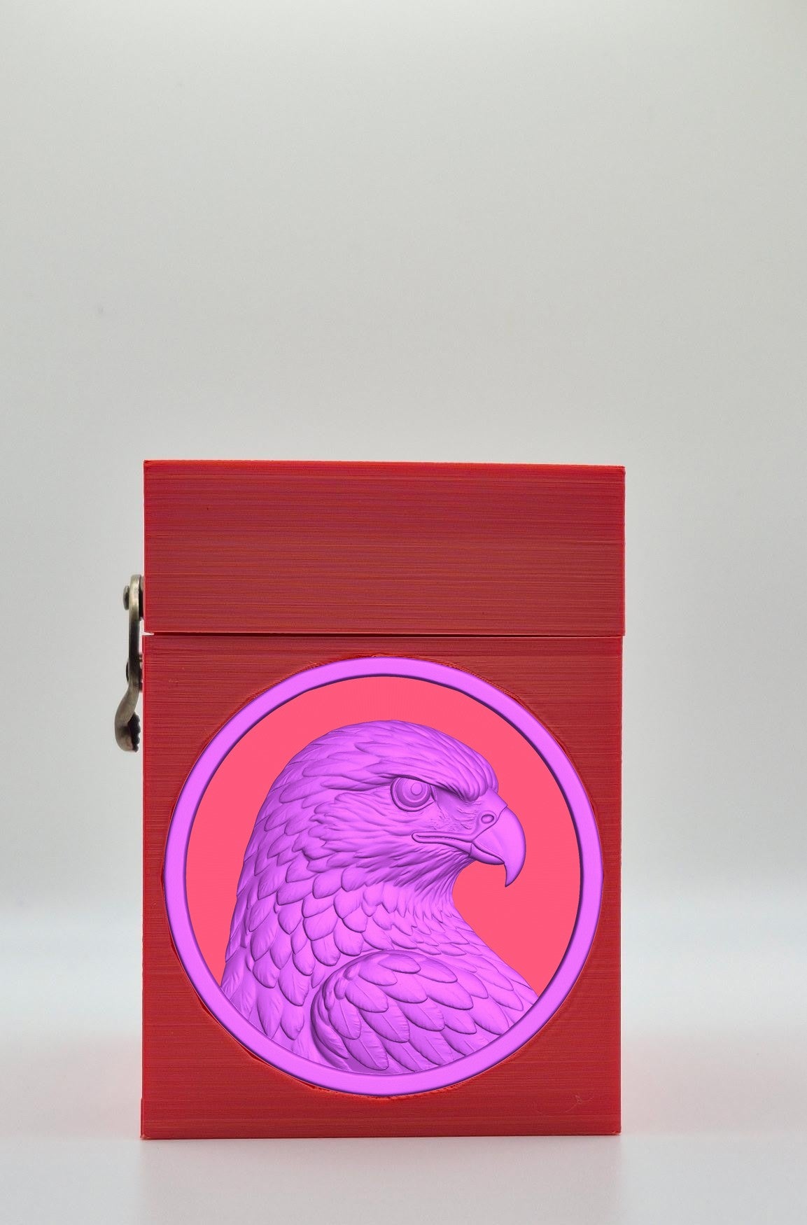 Eagle Card Box — Red