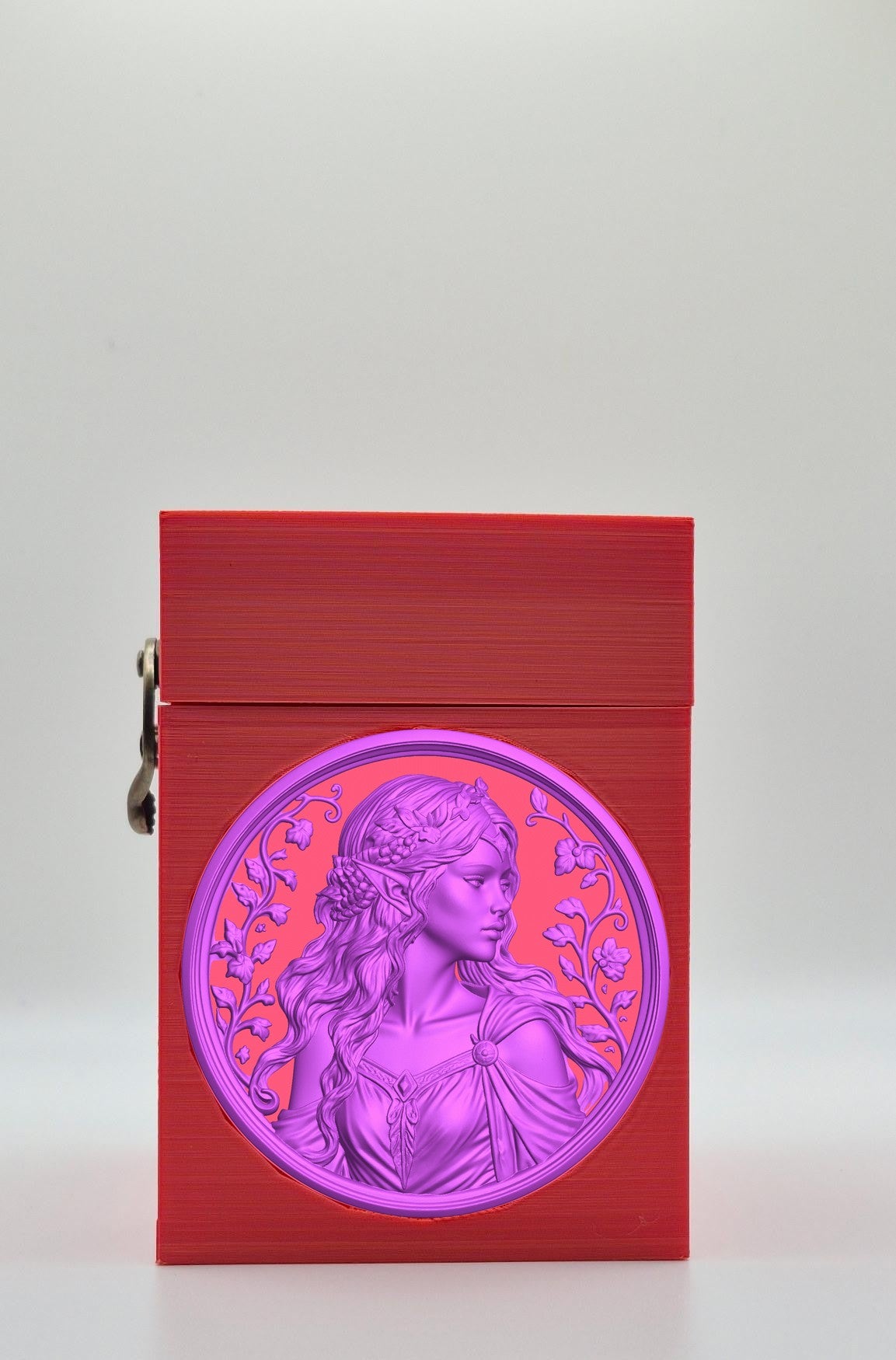 Elf Maiden Card Box — Red
