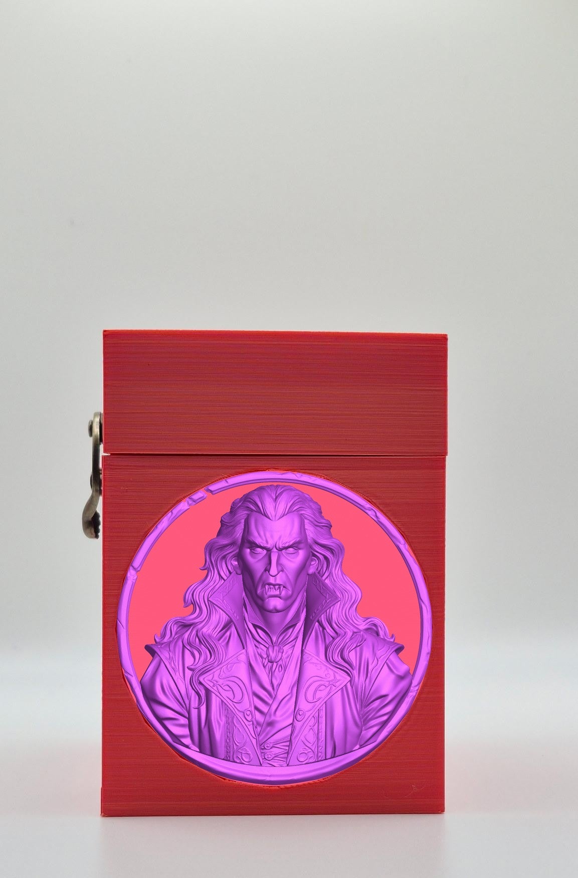 Gothic Vampire Card Box — Red
