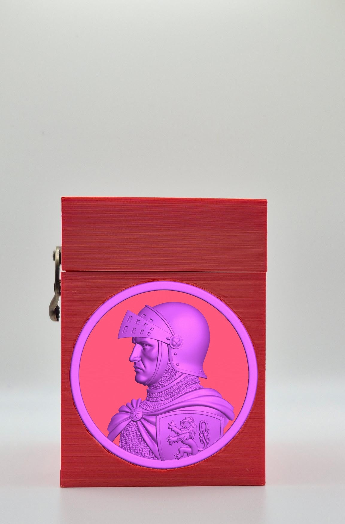 Knight Card Box — Red