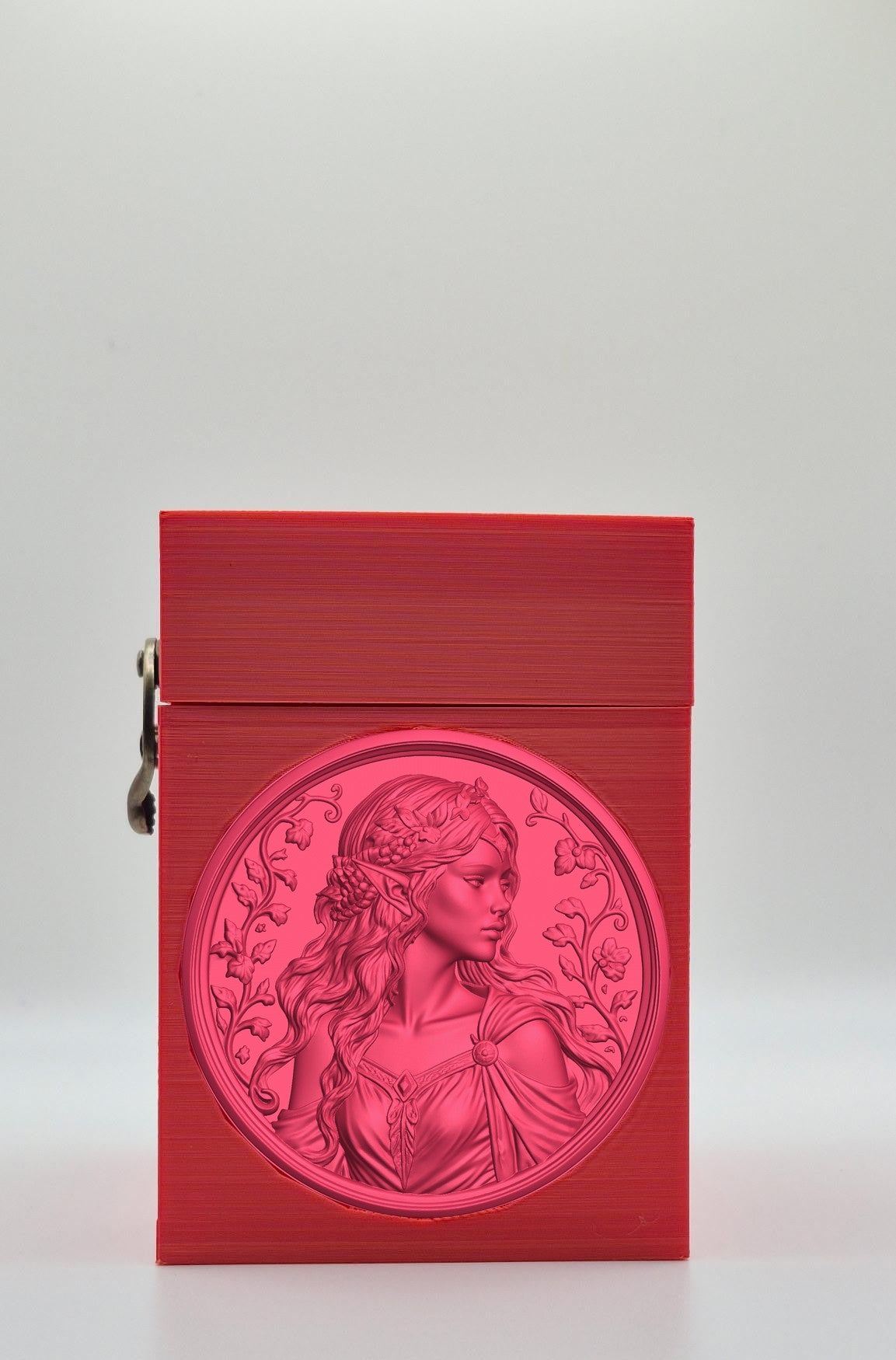 Elf Maiden Card Box — Red