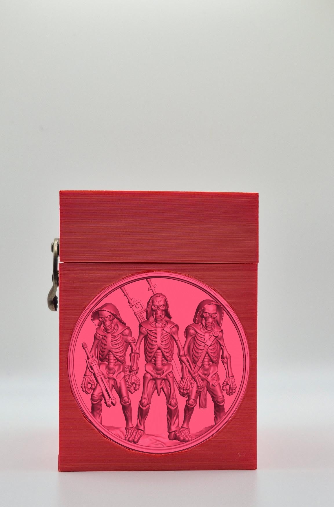 Skeleton Army Card Box — Red