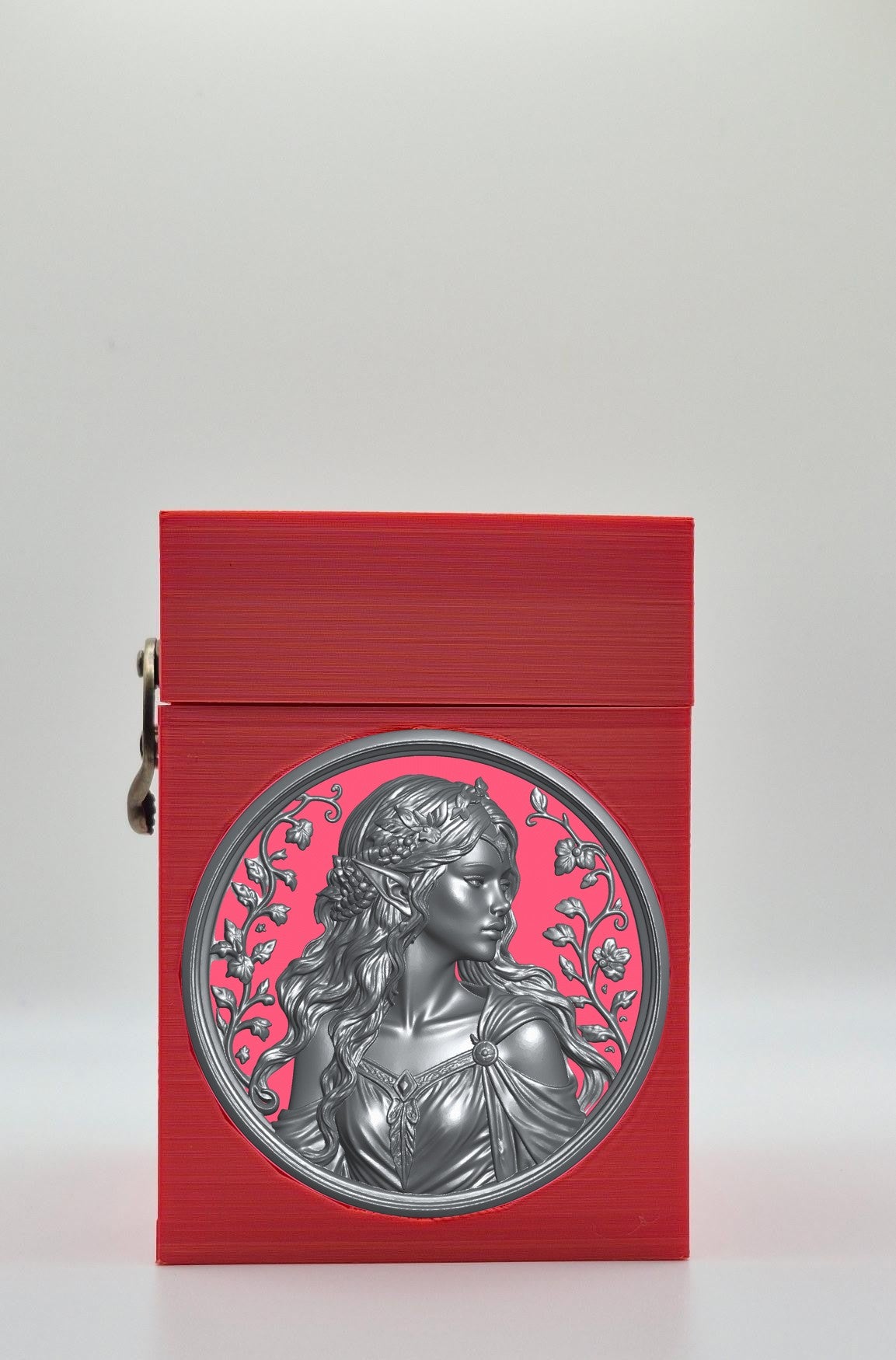 Elf Maiden Card Box — Red