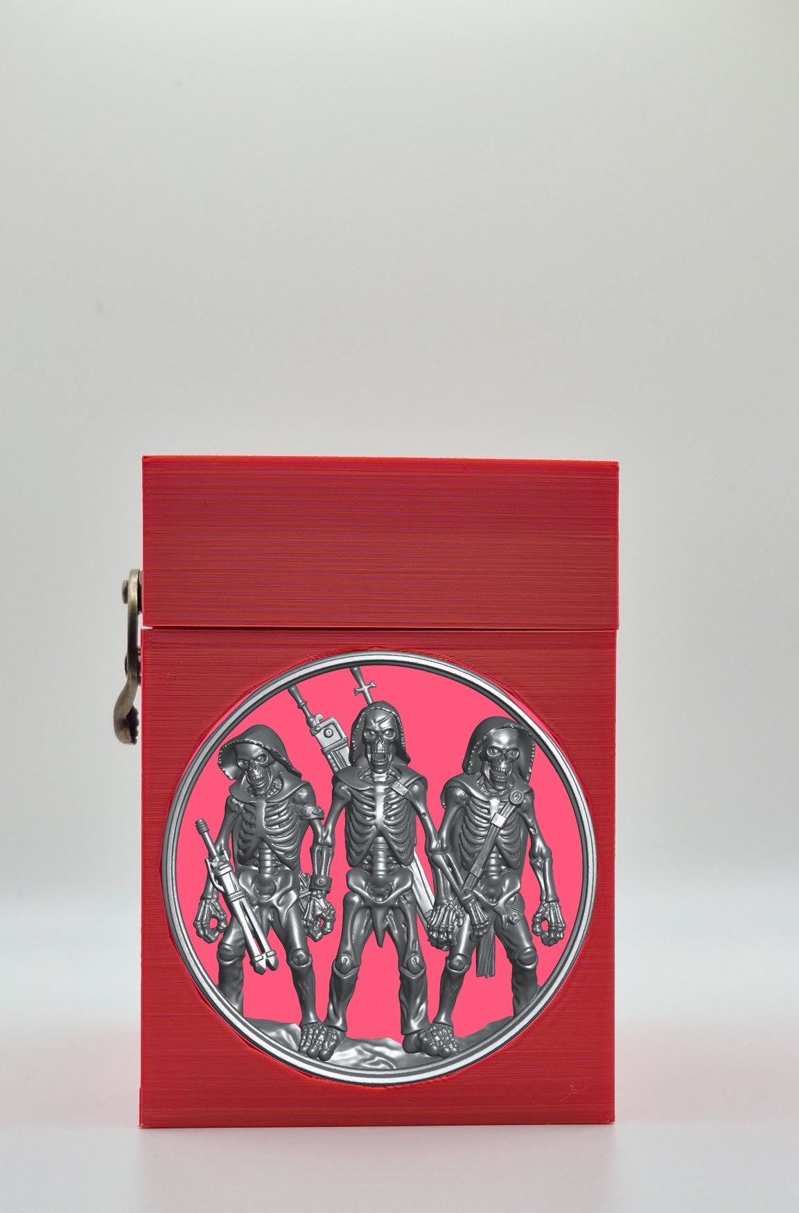 Skeleton Army Card Box — Red