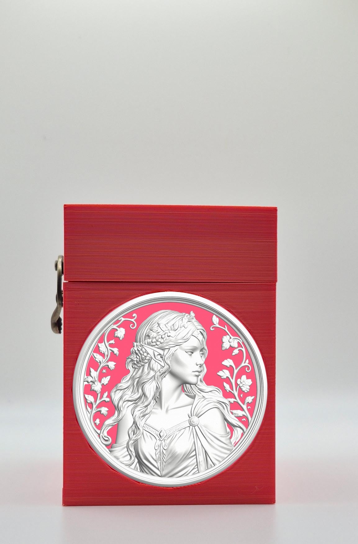 Elf Maiden Card Box — Red