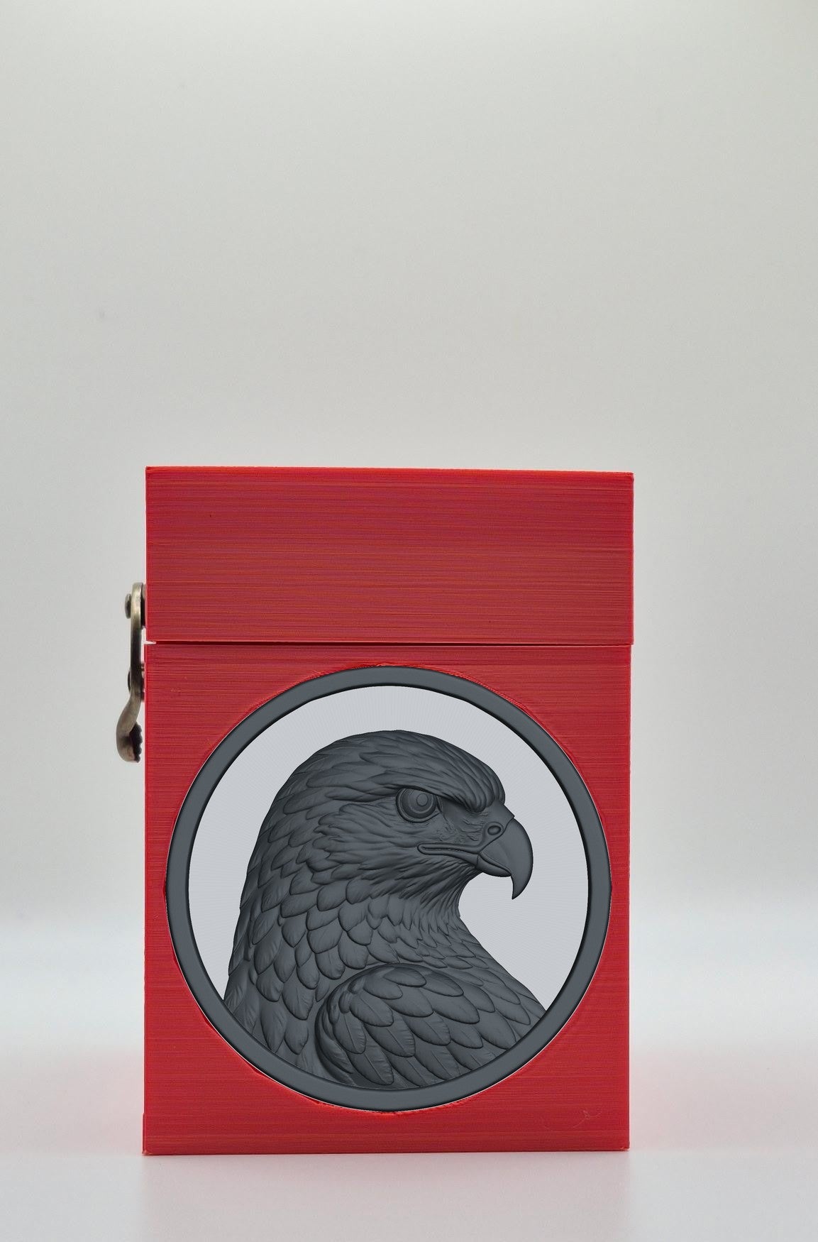 Eagle Card Box — Red