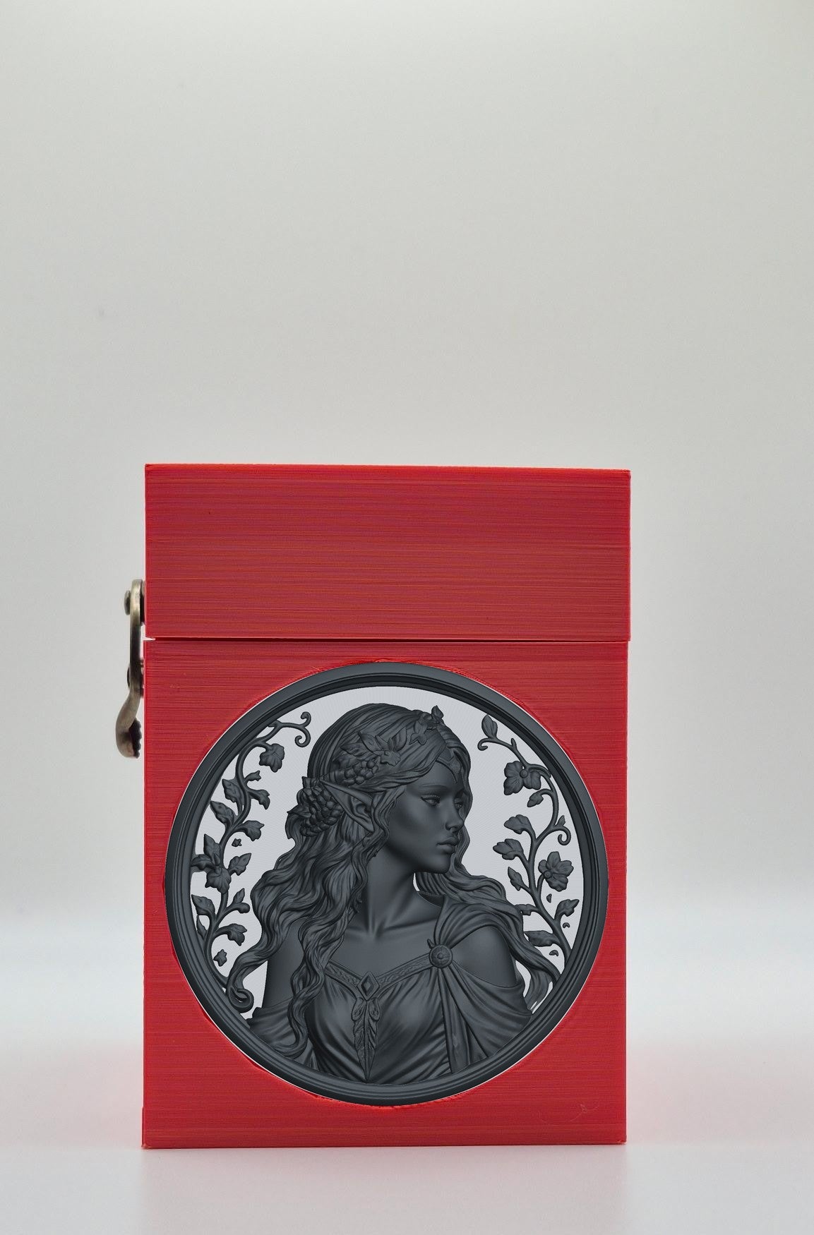 Elf Maiden Card Box — Red