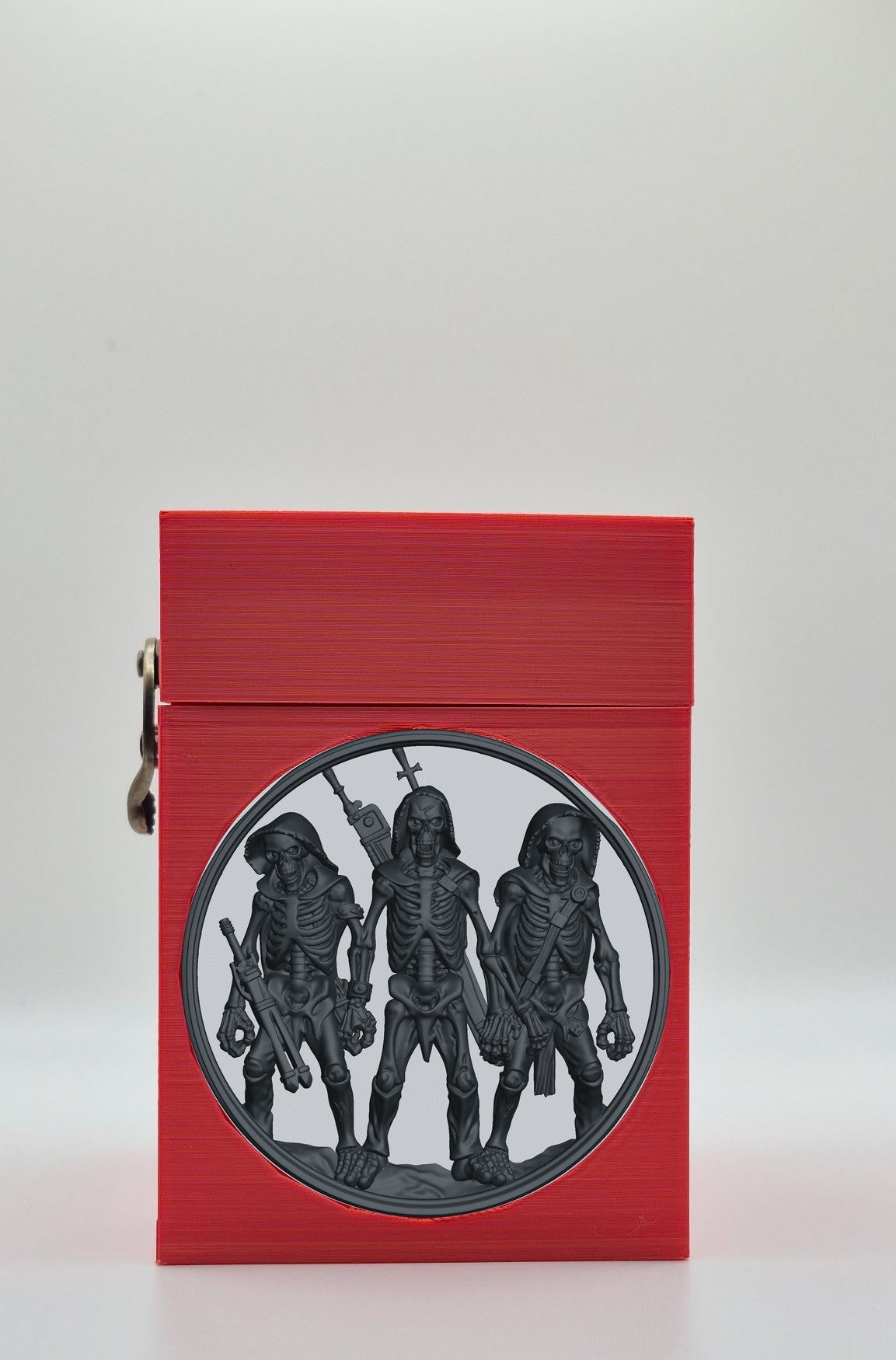 Skeleton Army Card Box — Red