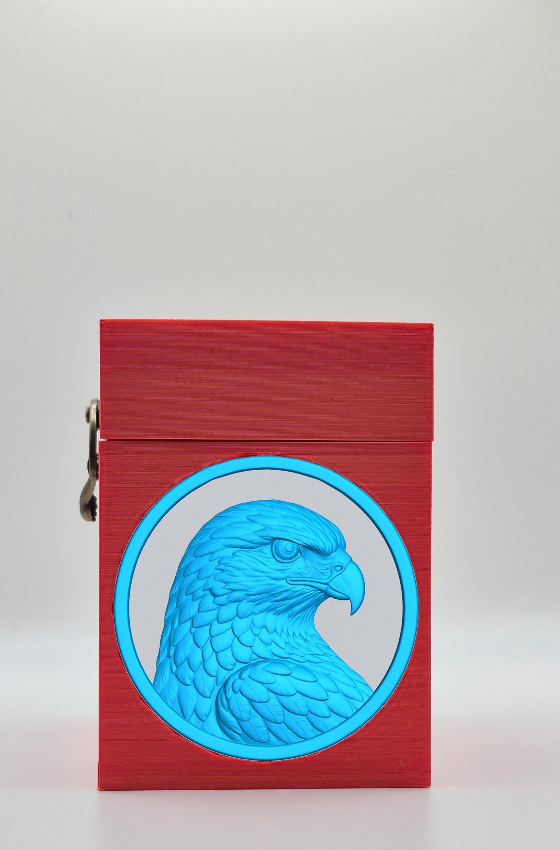 Eagle Card Box — Red