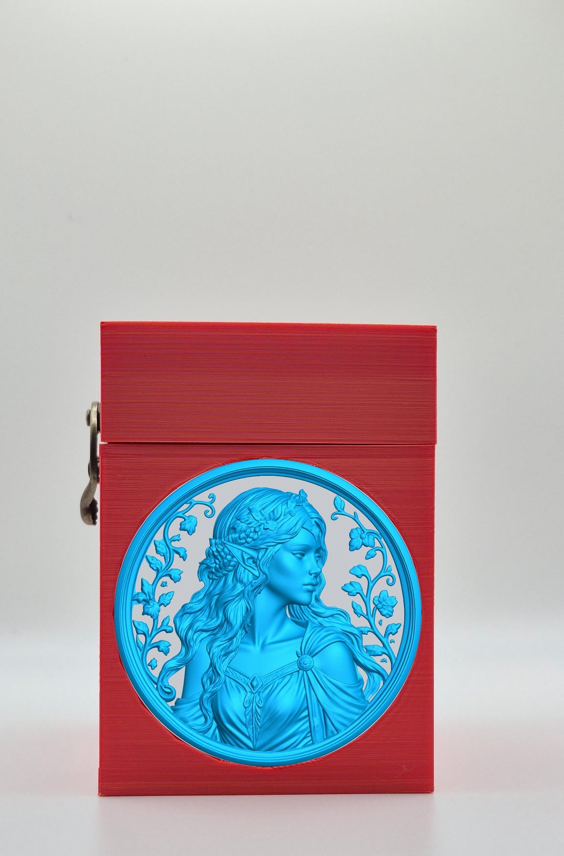Elf Maiden Card Box — Red