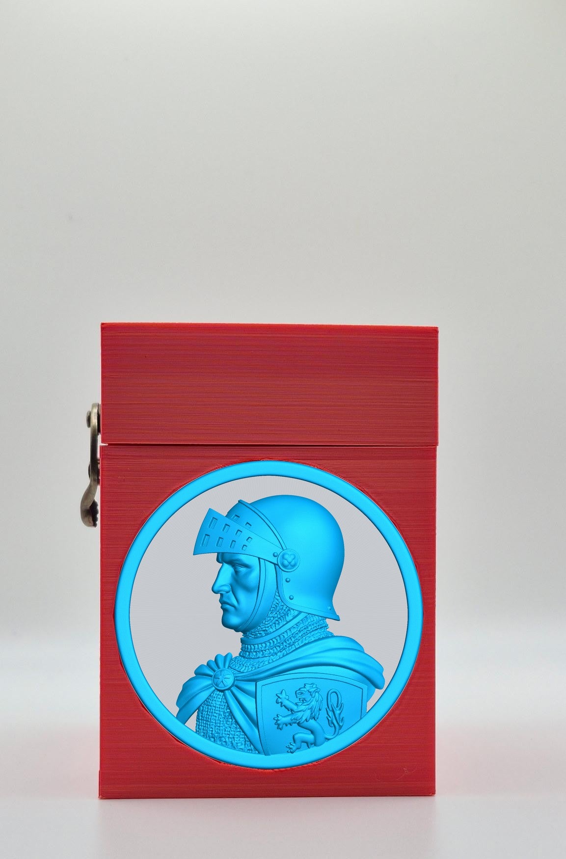 Knight Card Box — Red