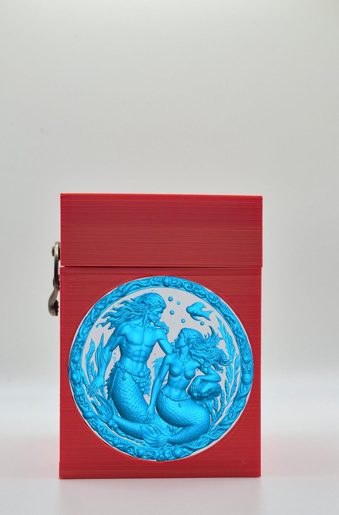 Merfolk Card Box — Red