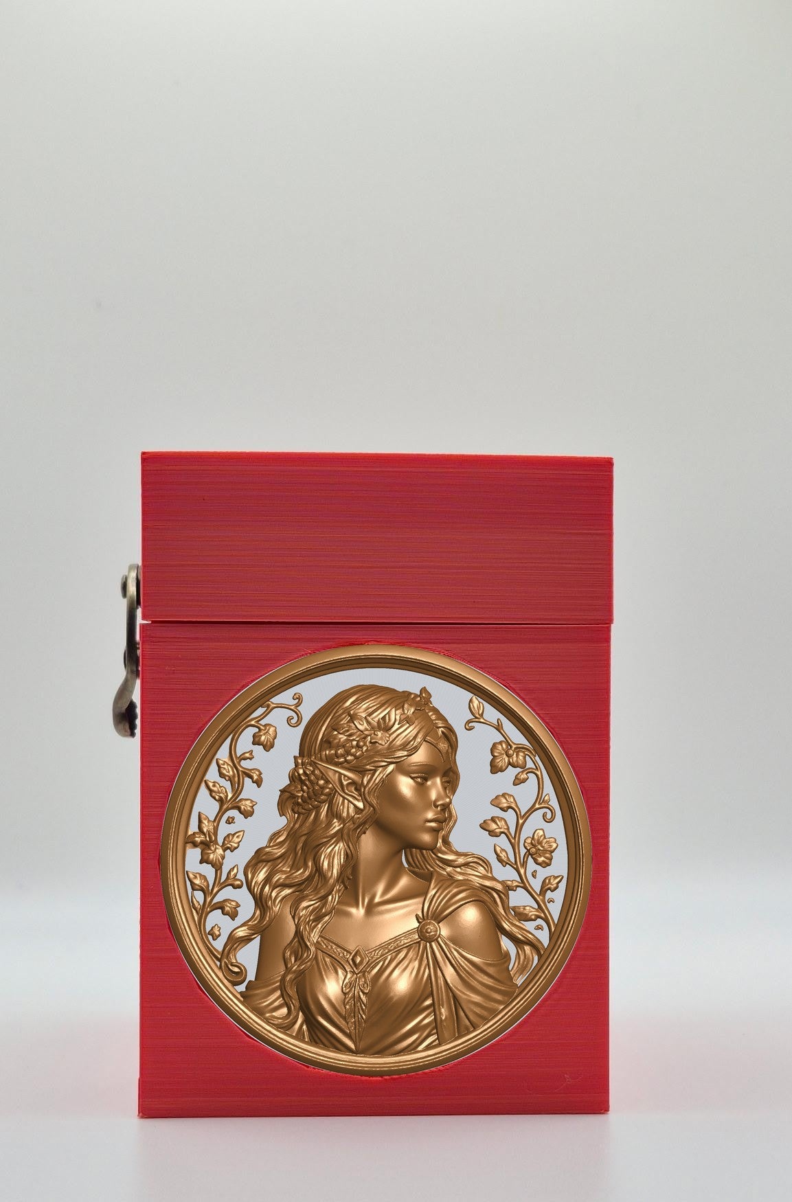 Elf Maiden Card Box — Red