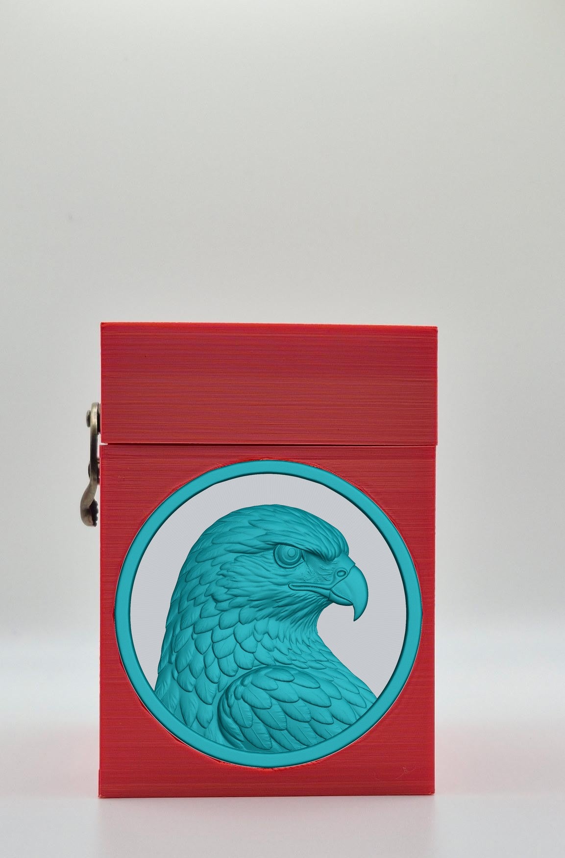 Eagle Card Box — Red