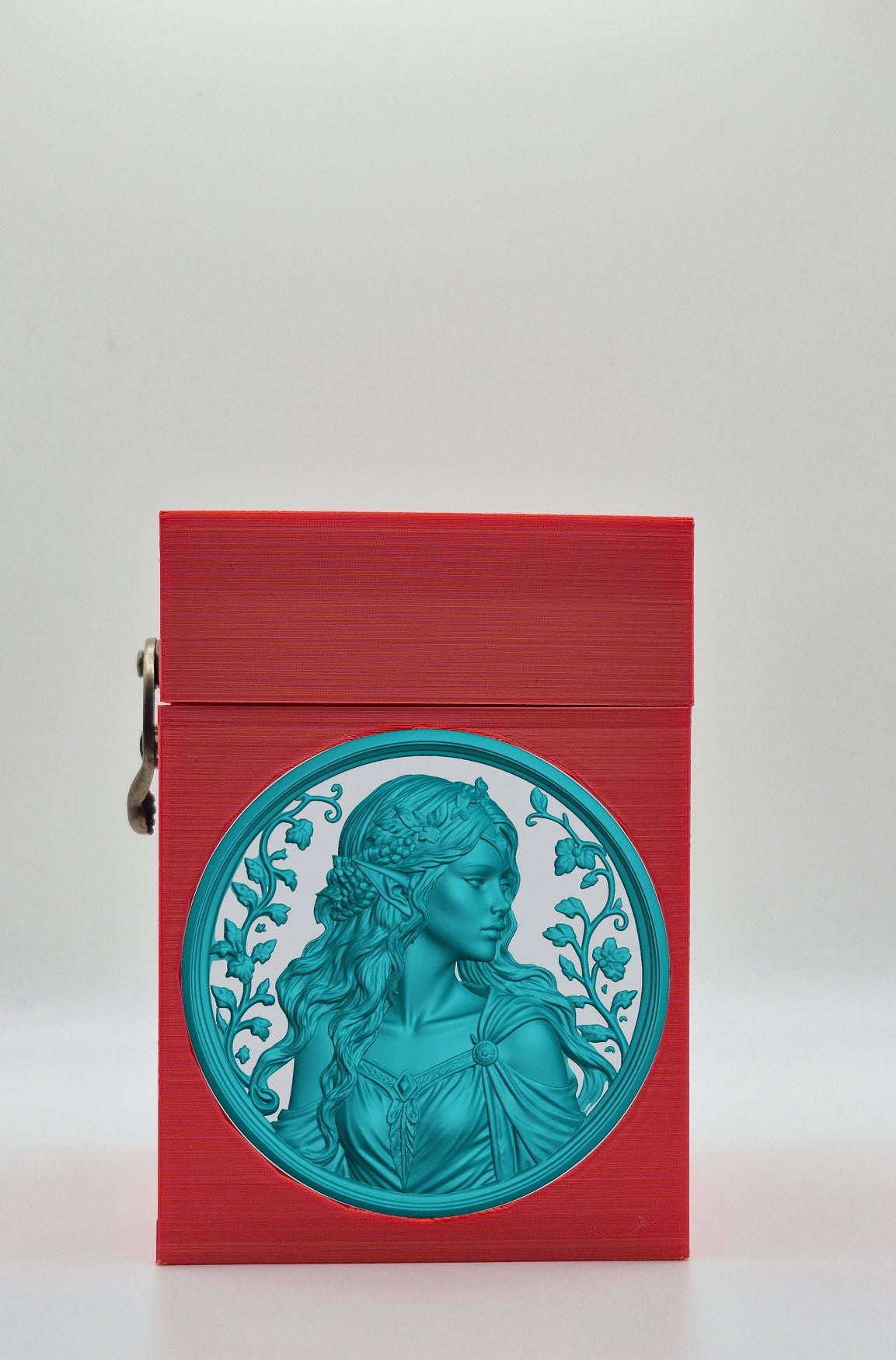Elf Maiden Card Box — Red