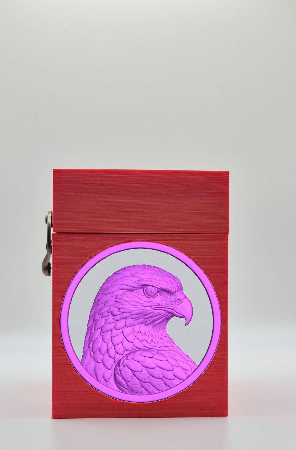 Eagle Card Box — Red