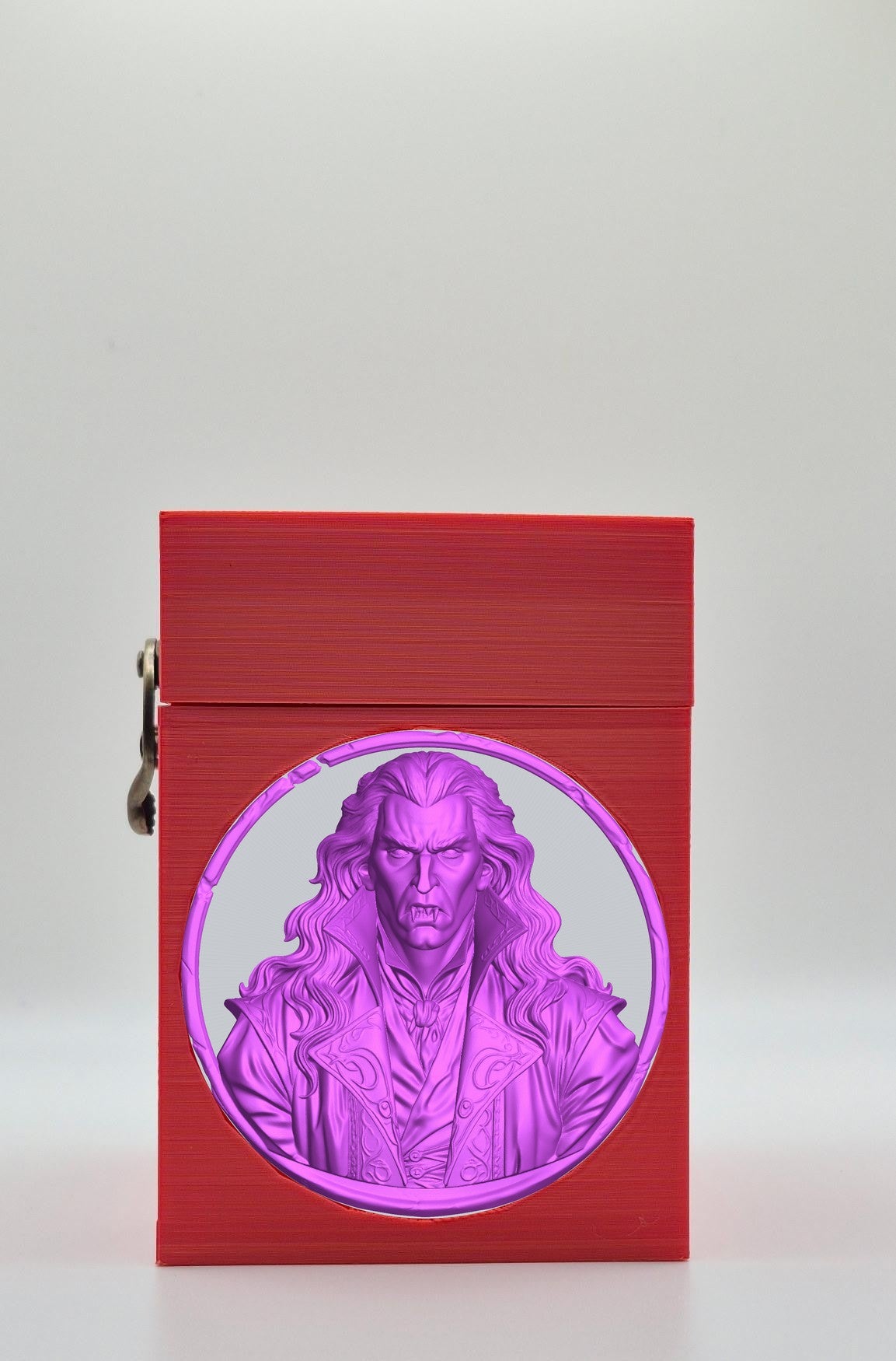 Gothic Vampire Card Box — Red