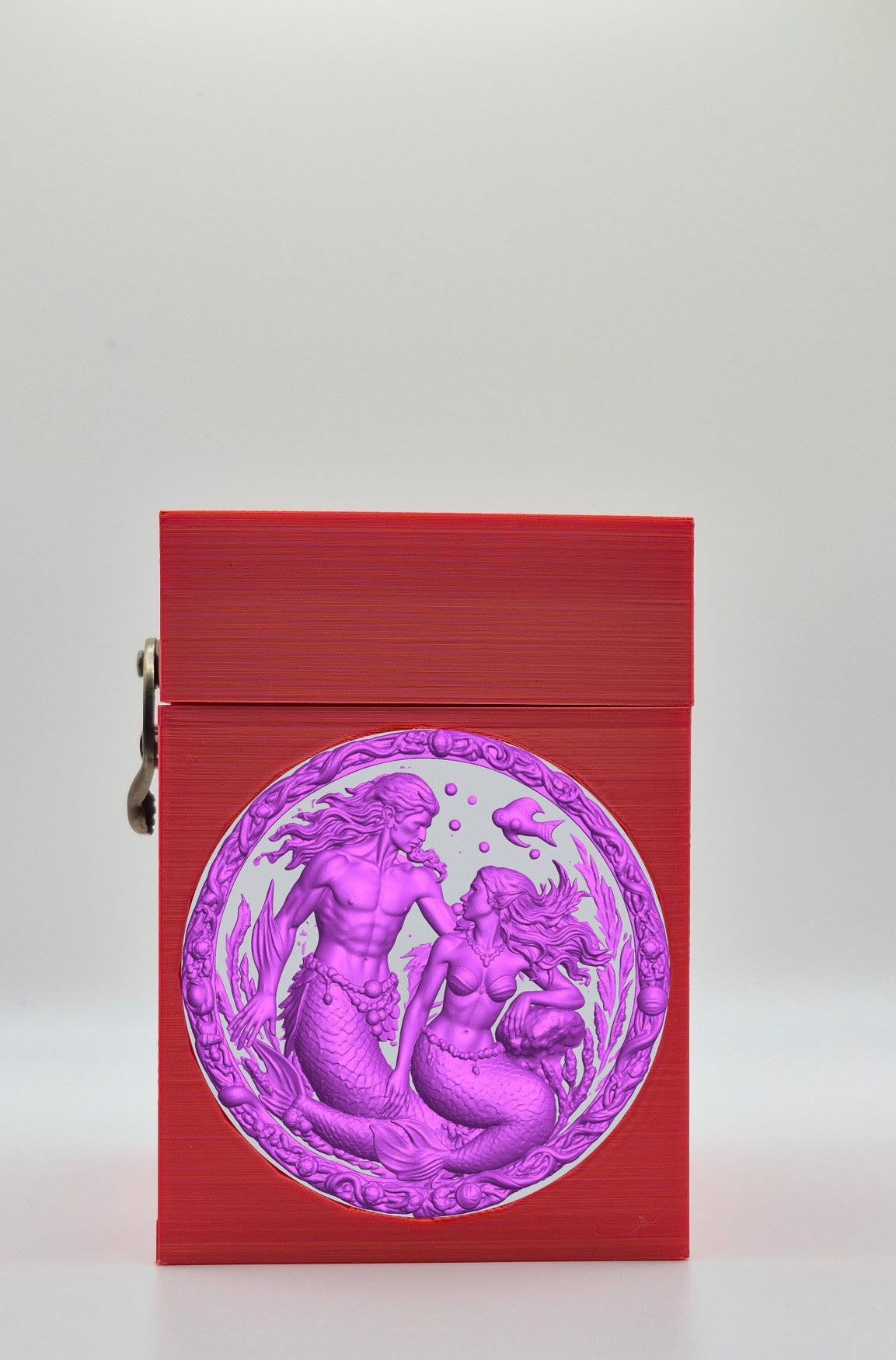 Merfolk Card Box — Red