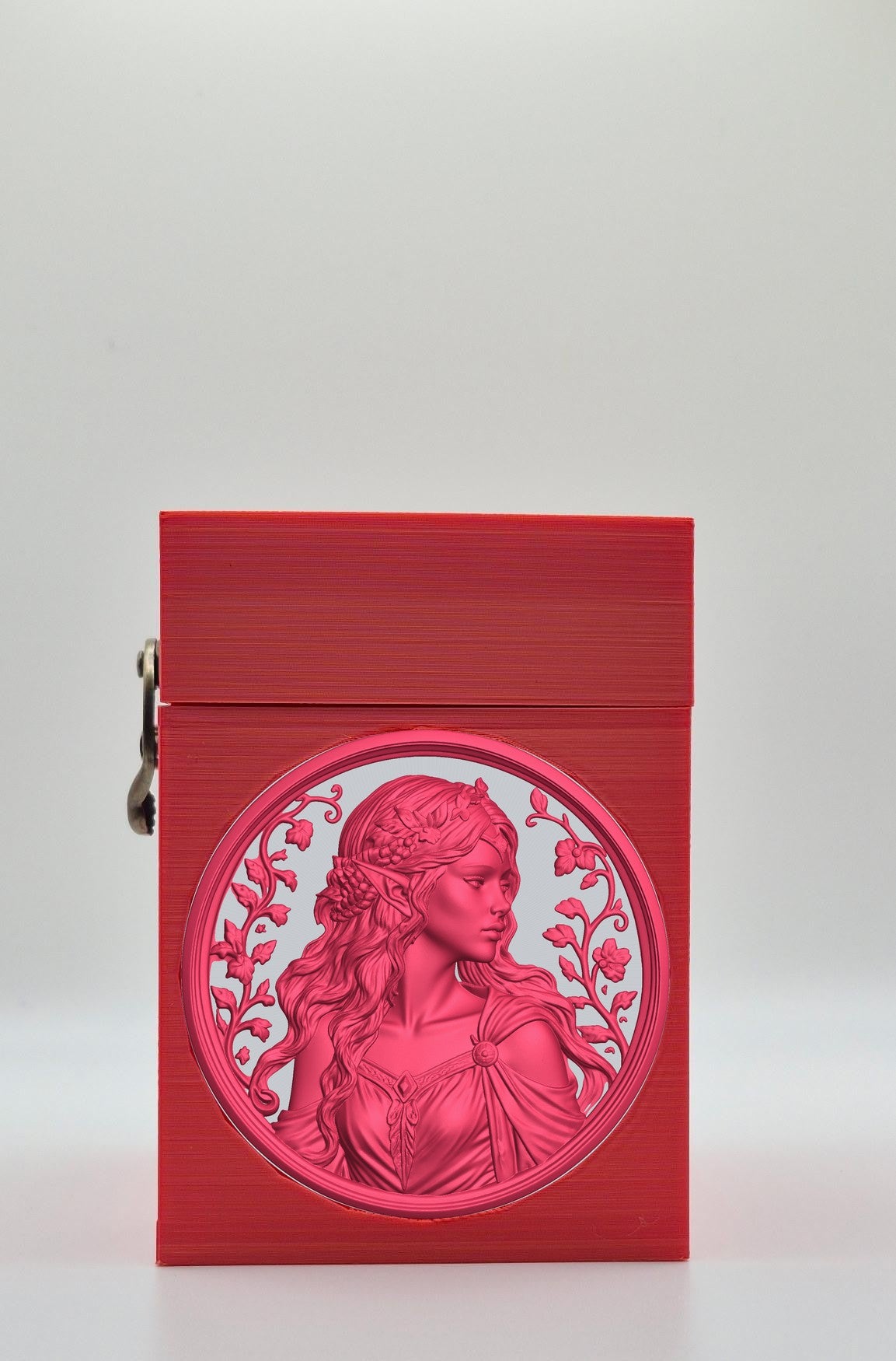 Elf Maiden Card Box — Red