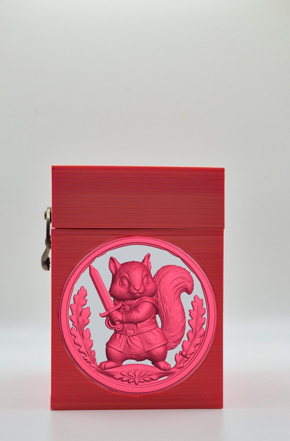 Squirrel Card Box — Red