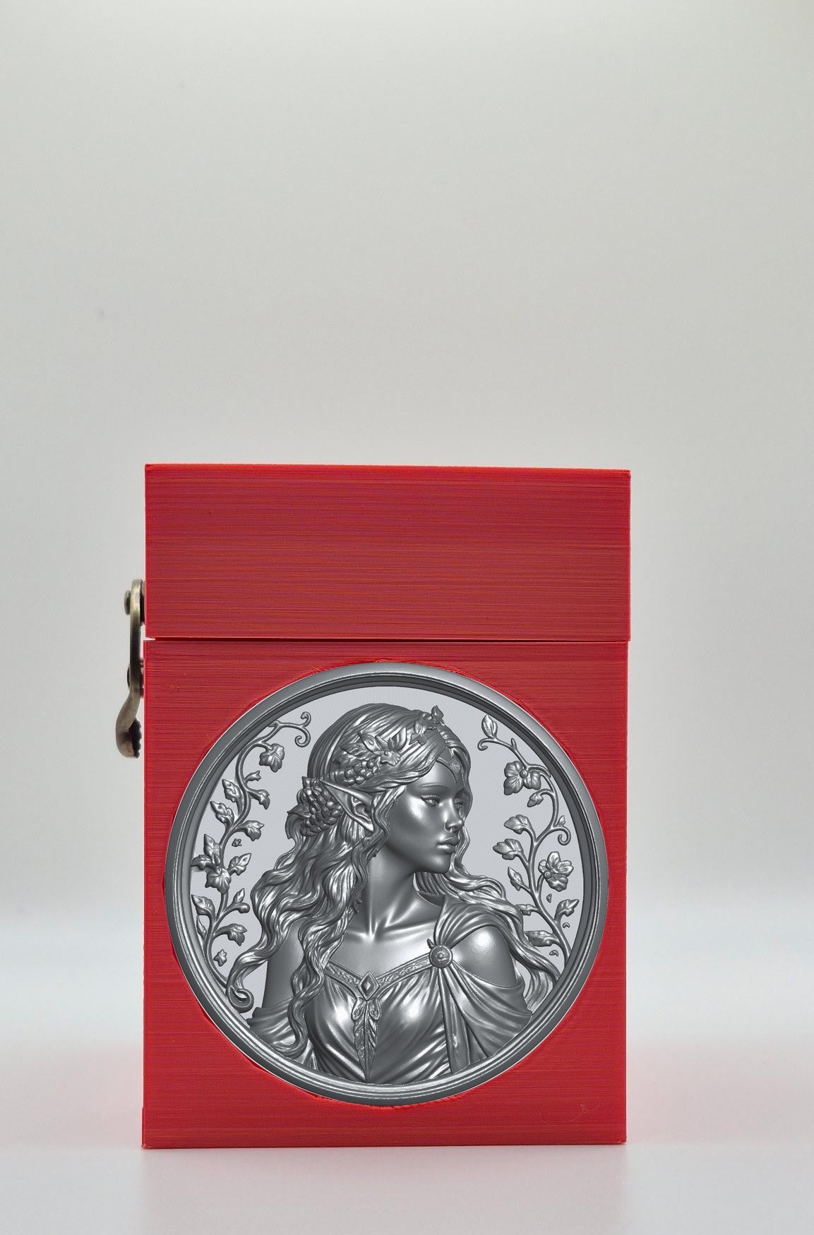 Elf Maiden Card Box — Red