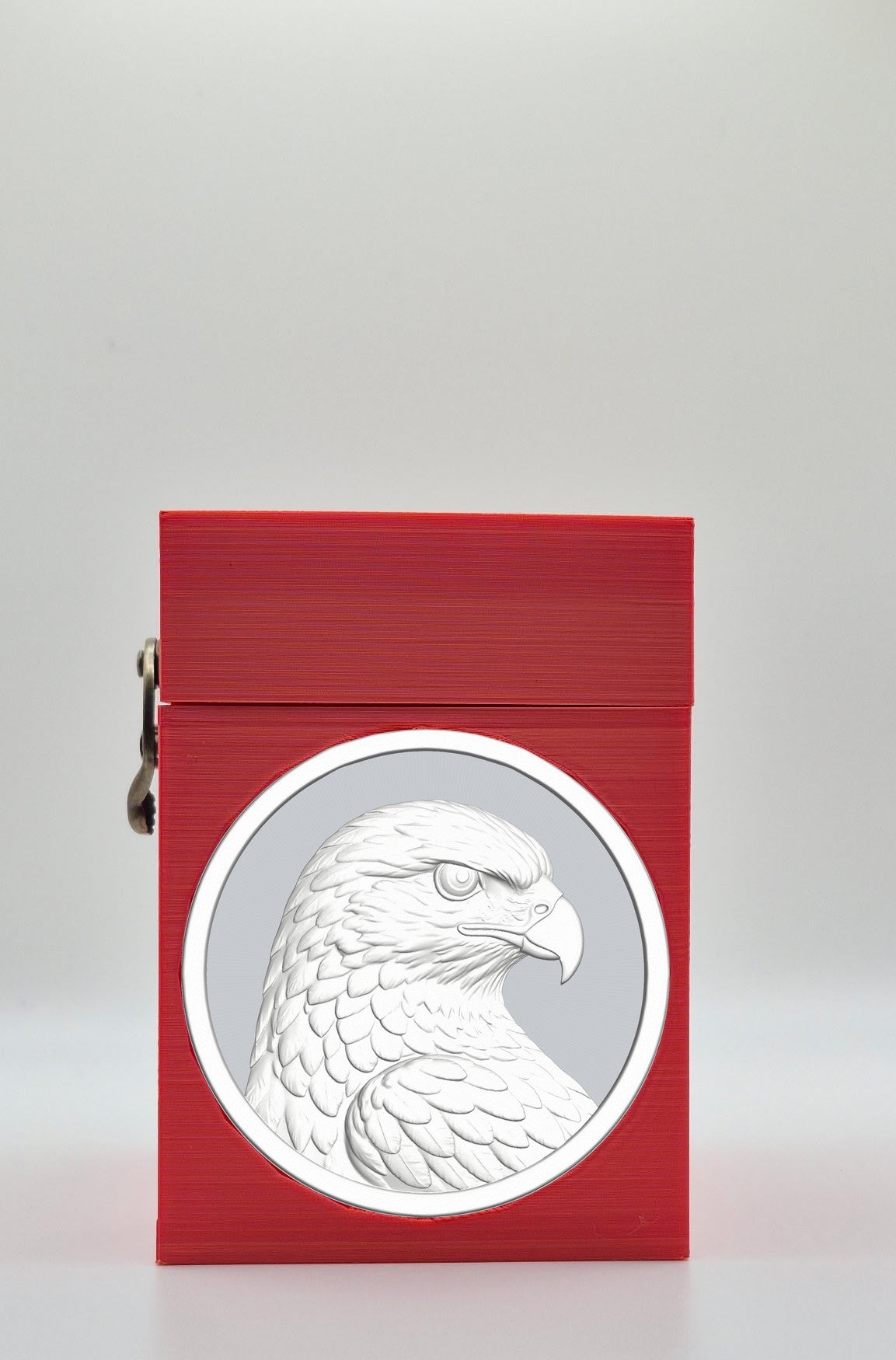 Eagle Card Box — Red