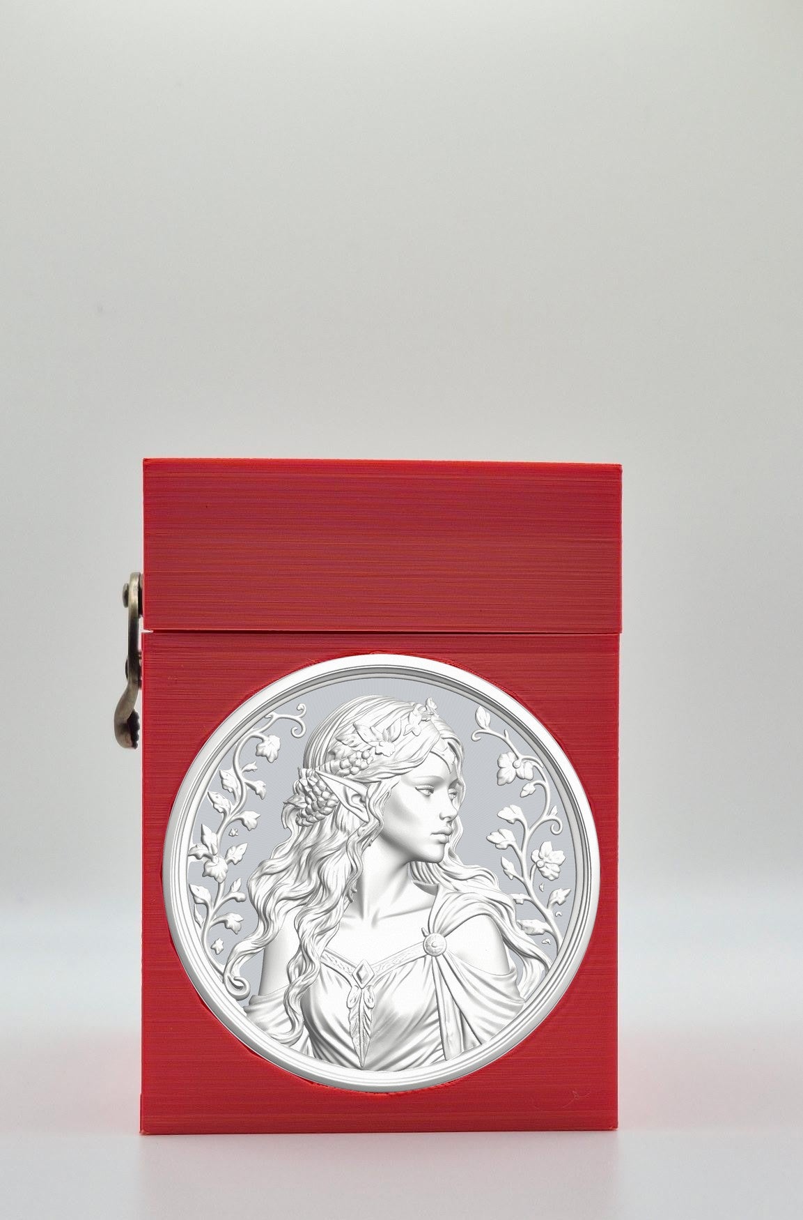 Elf Maiden Card Box — Red