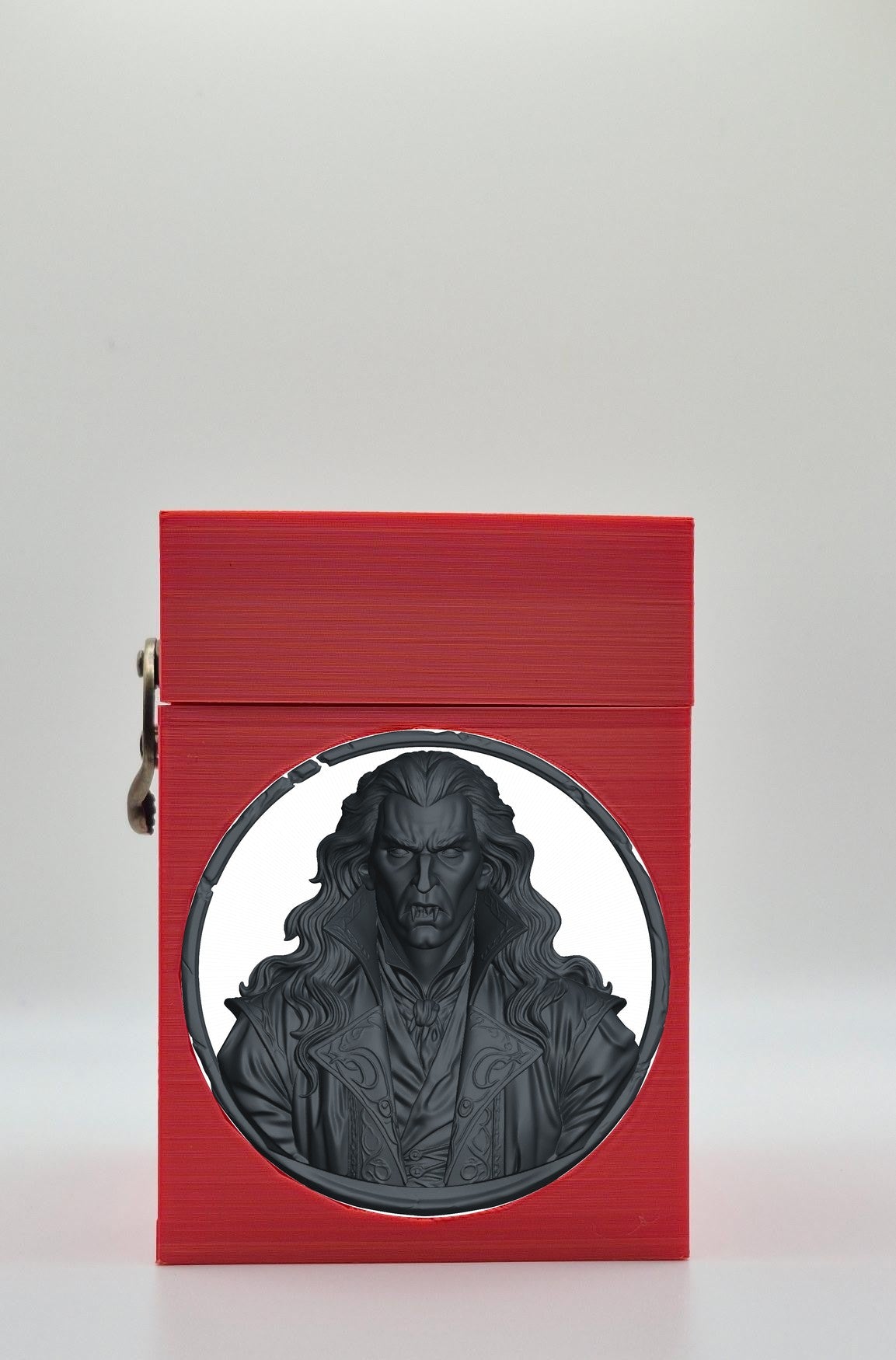 Gothic Vampire Card Box — Red