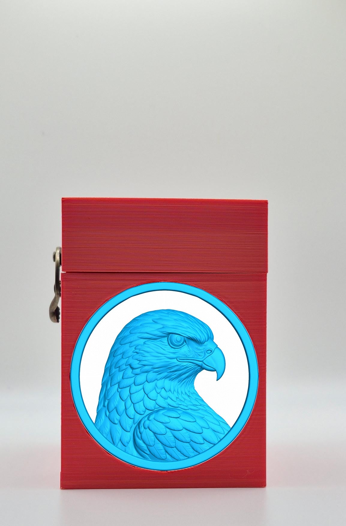 Eagle Card Box — Red