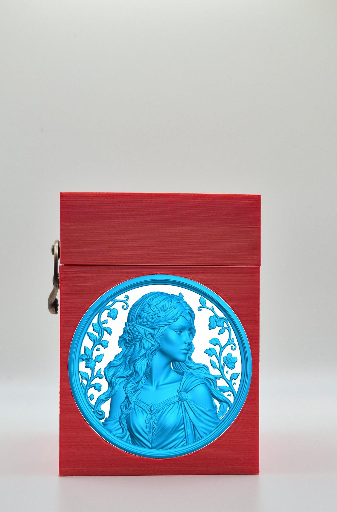 Elf Maiden Card Box — Red