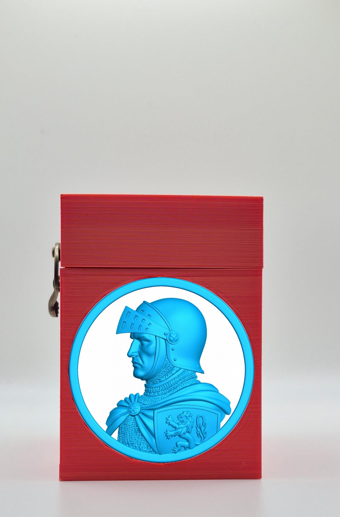 Knight Card Box — Red