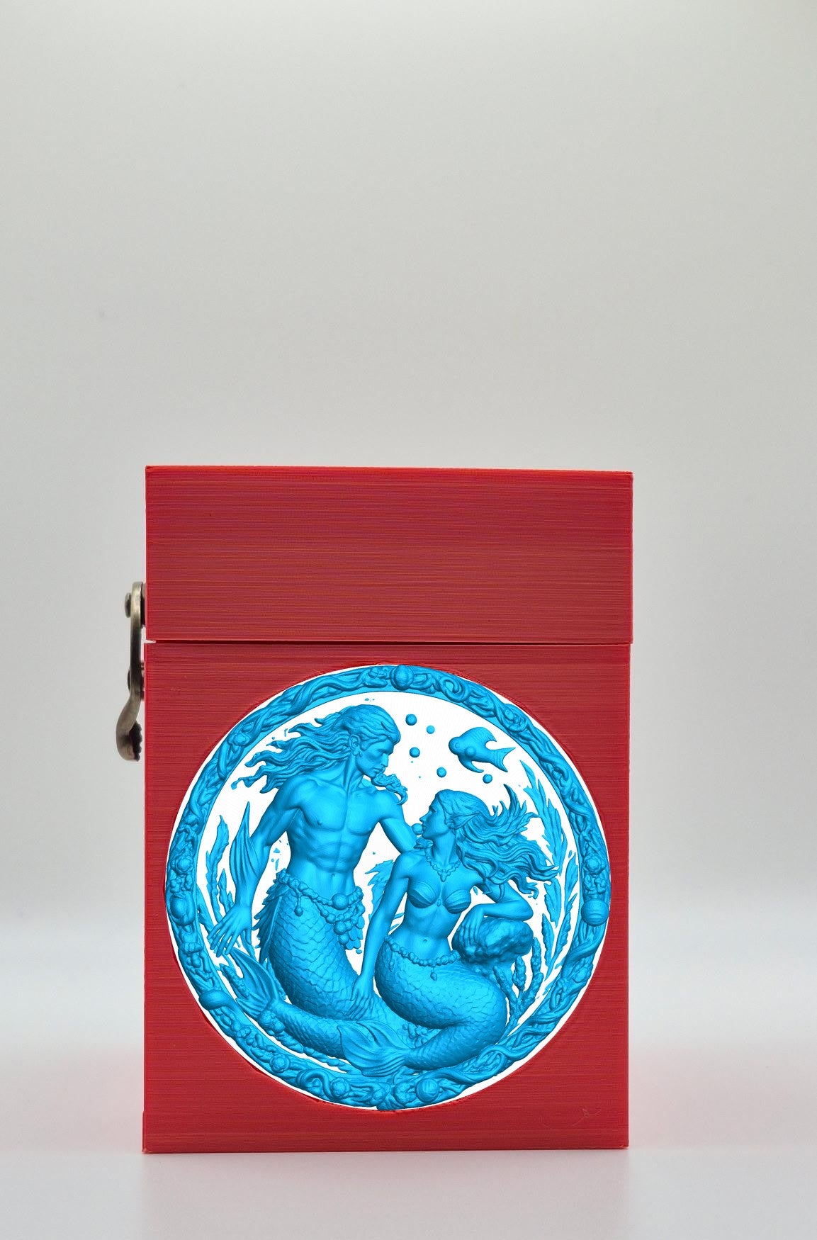 Merfolk Card Box — Red