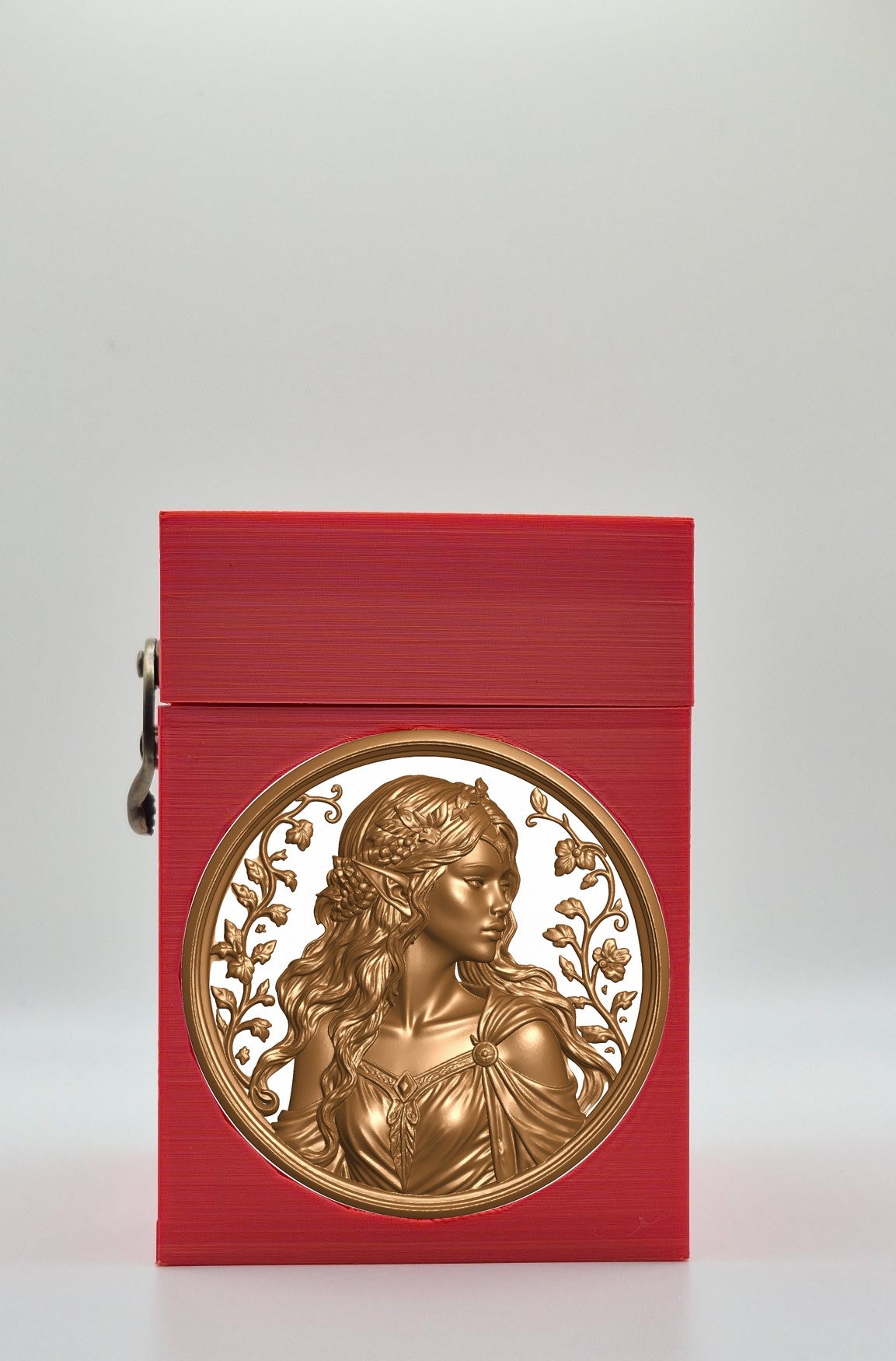 Elf Maiden Card Box — Red
