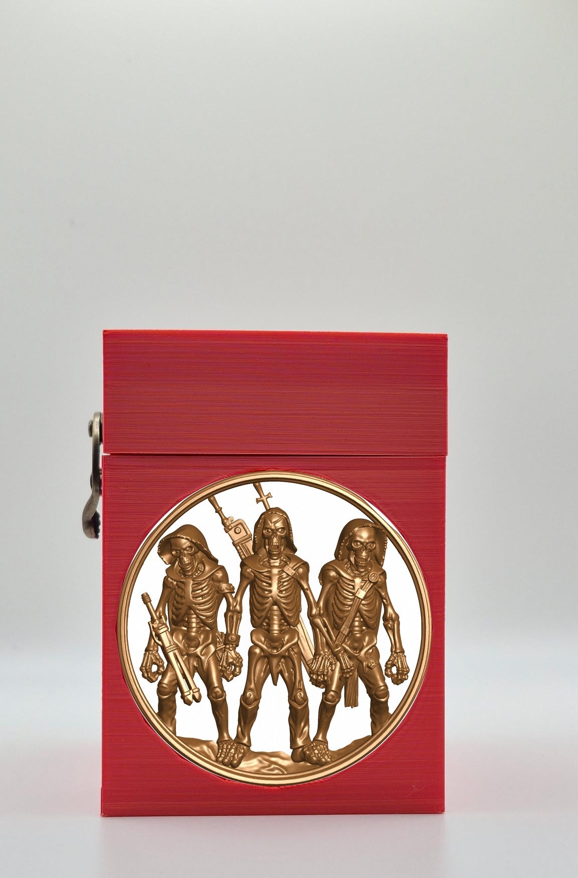 Skeleton Army Card Box — Red