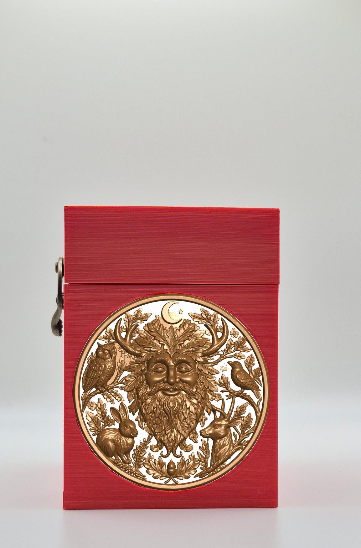 Tree Spirit Card Box — Red